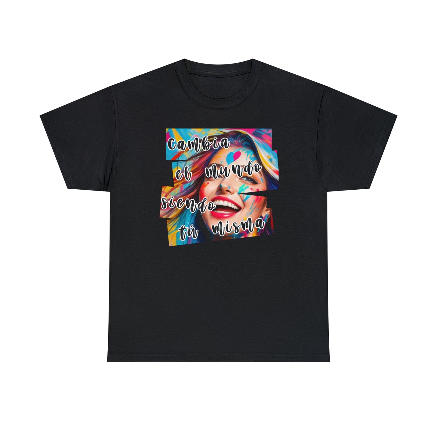 Camiseta unisex de algodón pesado - Amor y libertad - 01