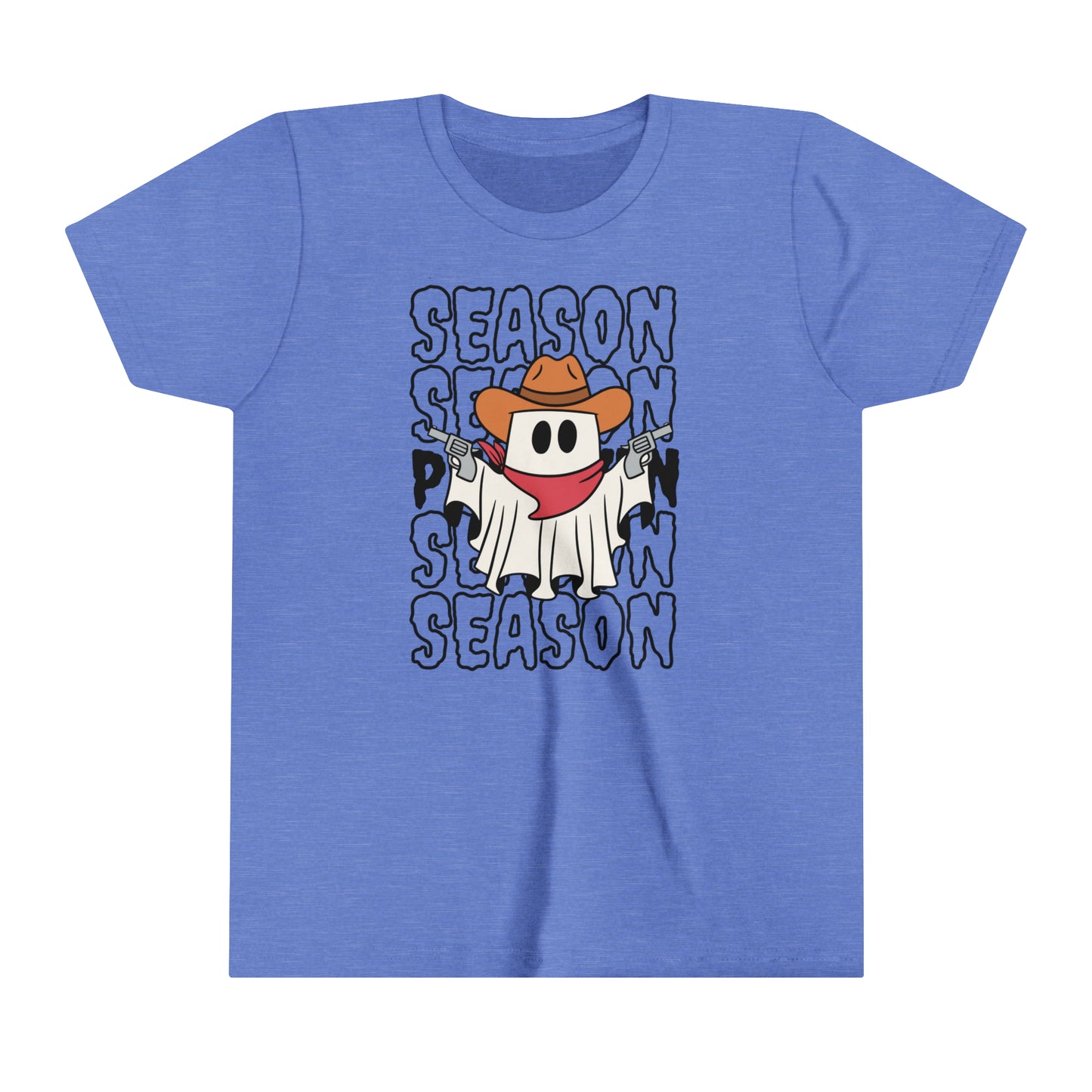 T-shirt à manches courtes pour jeunes - Halloween - Petit Fantôme - 17