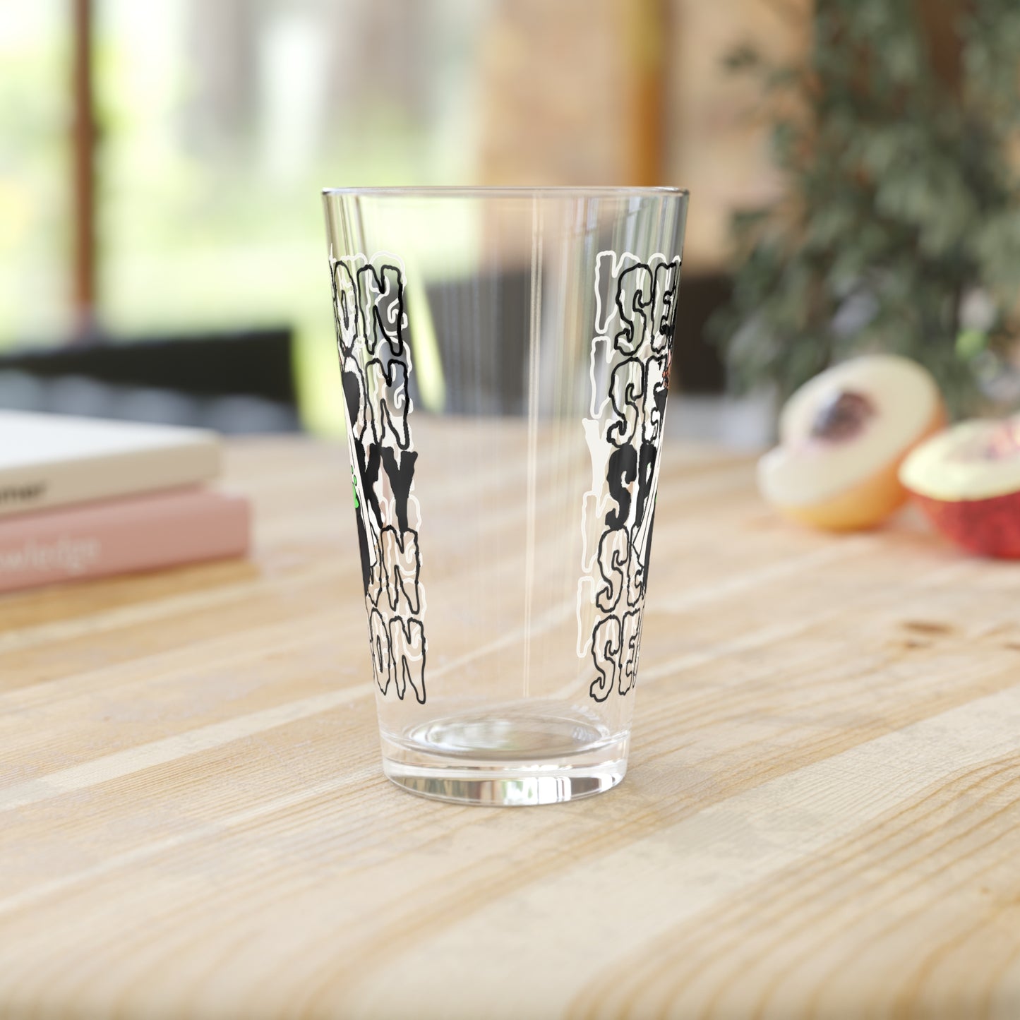 Vaso de pinta, 16 oz - Halloween - Pequeño fantasma - 14
