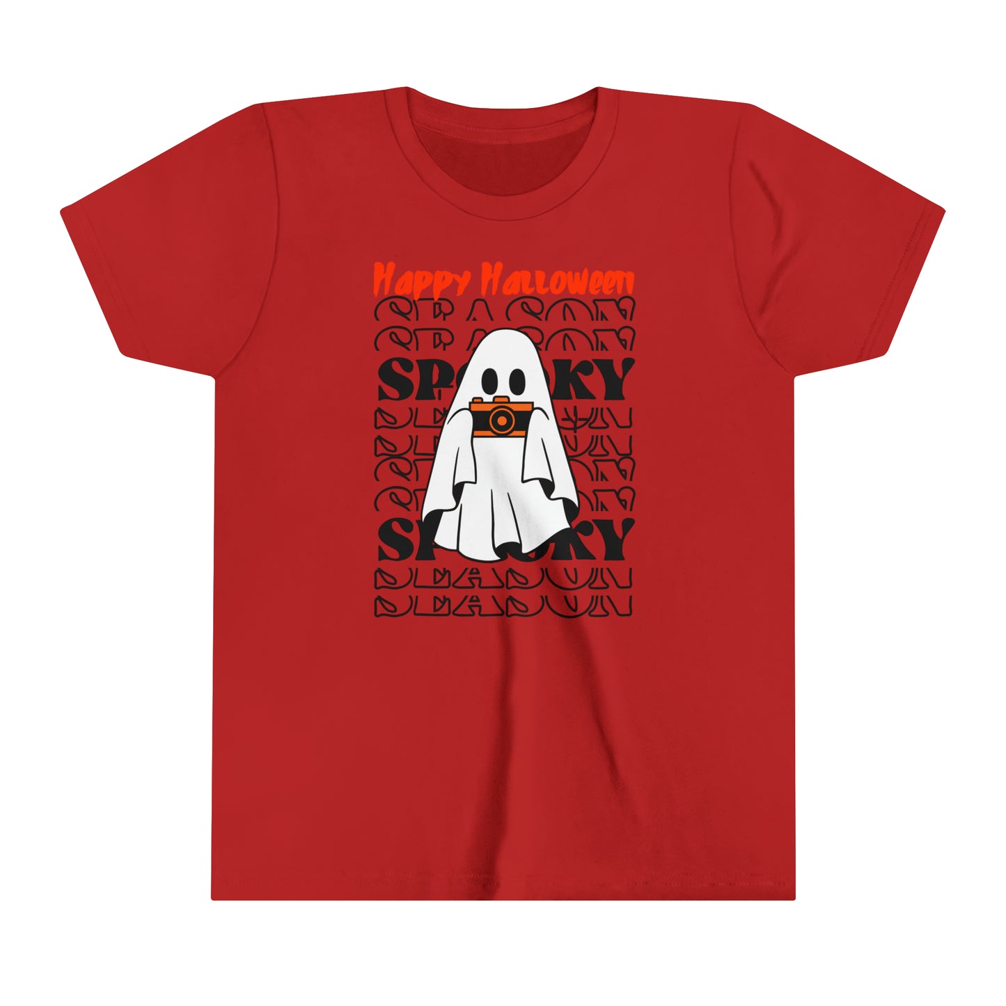 T-shirt à manches courtes pour jeunes - Halloween - Petit Fantôme - 08