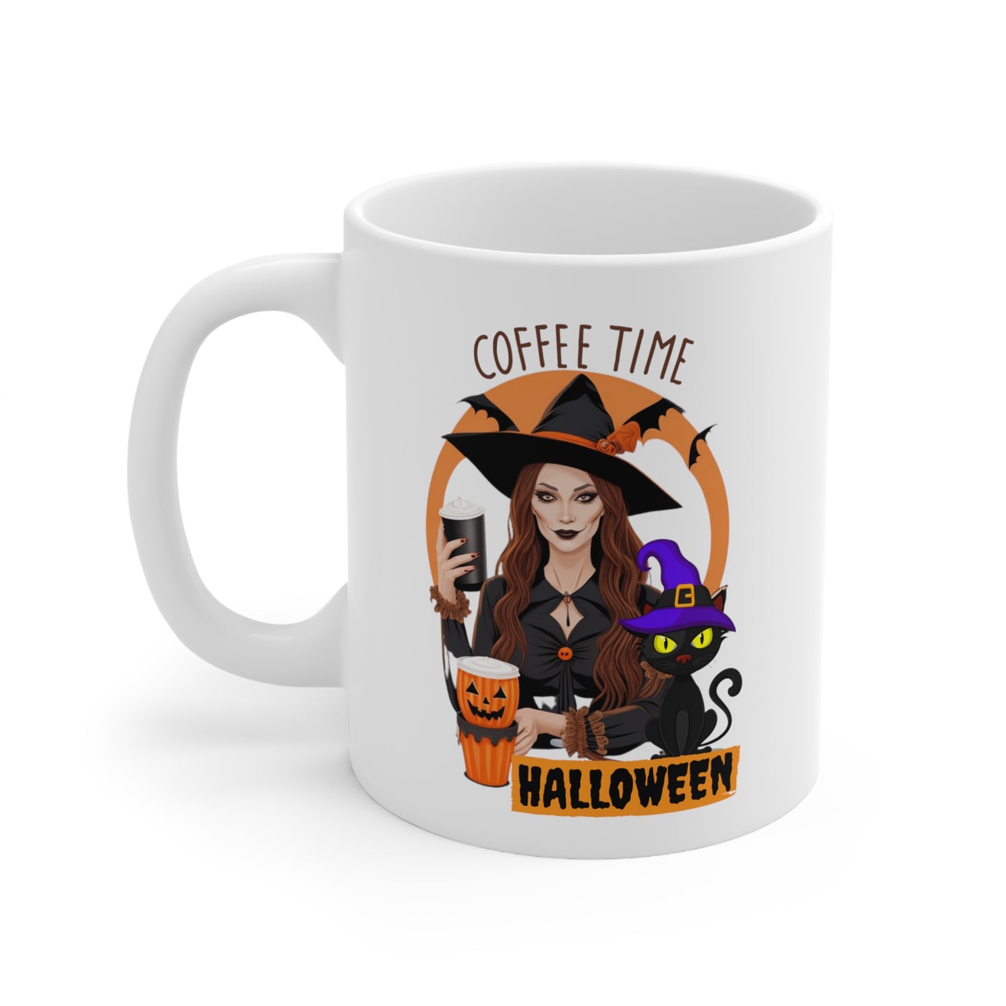 Mug en céramique 11oz - Sorcière d'Halloween - 02