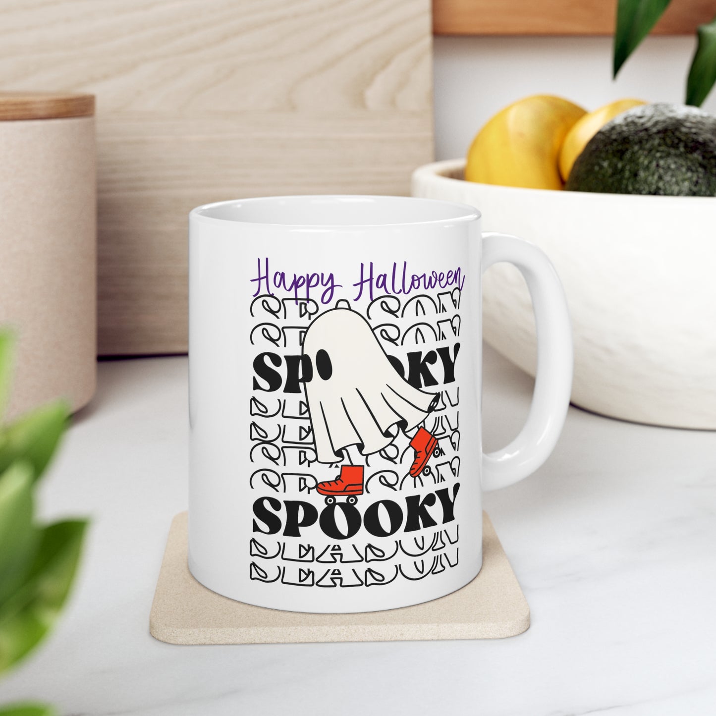 Mug en céramique 11oz - Halloween - Petit Fantôme - 10