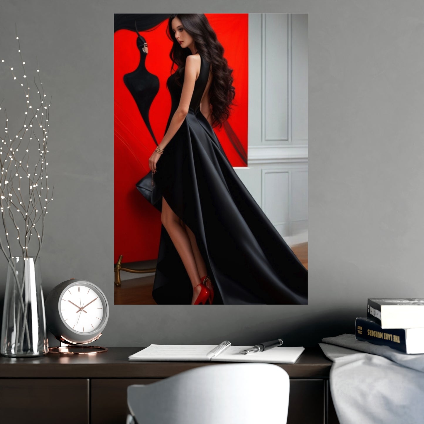 Pósters - Mujer elegante - Pósters verticales mate - 02