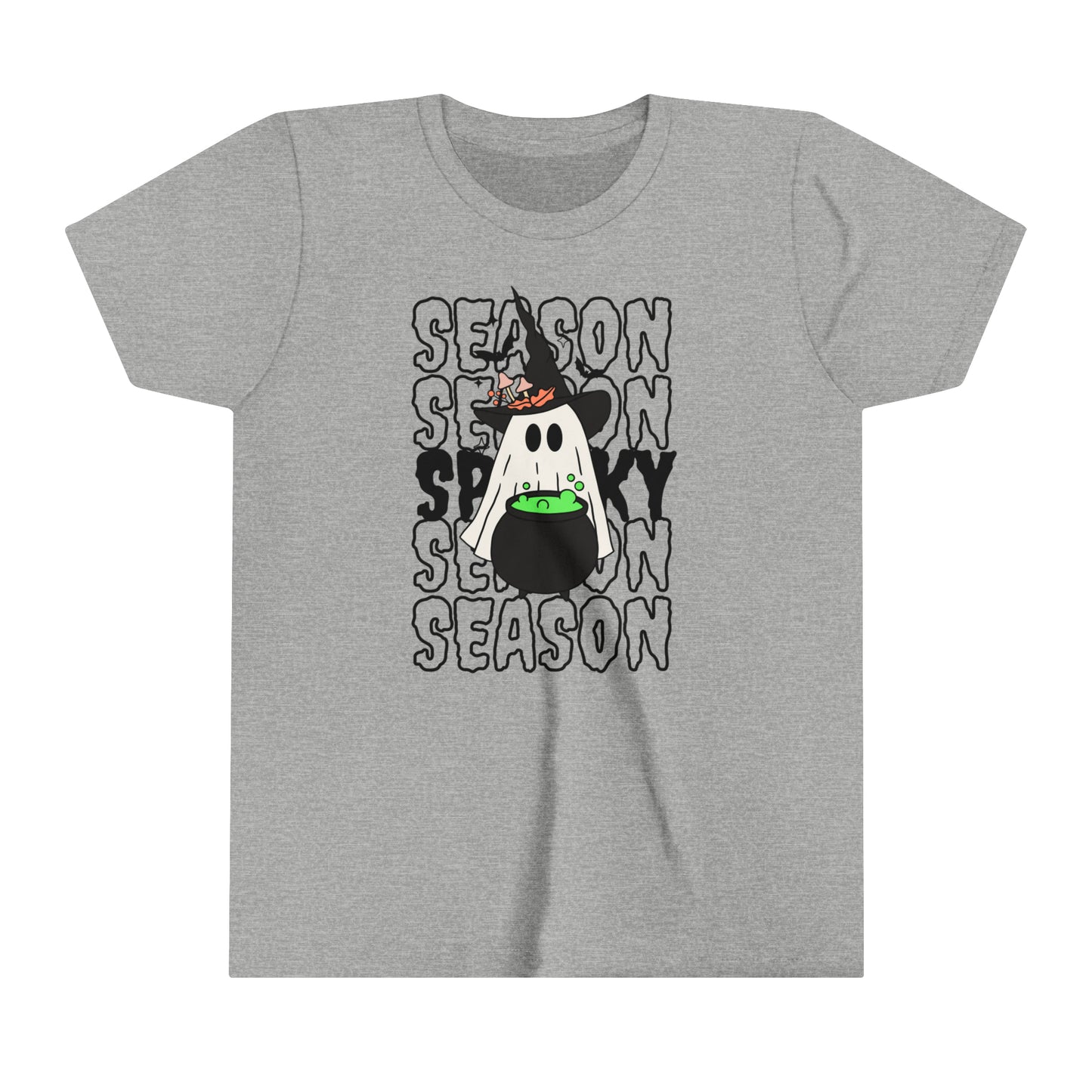 T-shirt à manches courtes pour jeunes - Halloween - Petit Fantôme - 14