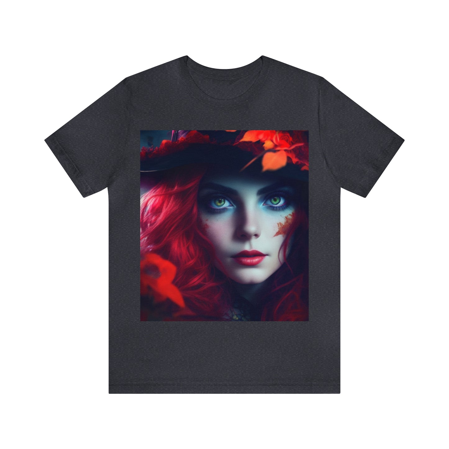 Camiseta de manga corta unisex Jersey - Halloween Witch AI - 04