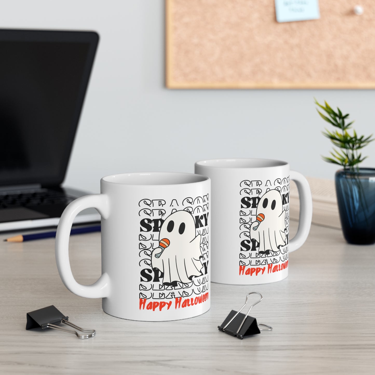 Taza de Cerámica 11oz - Halloween - Pequeño Fantasma - 06