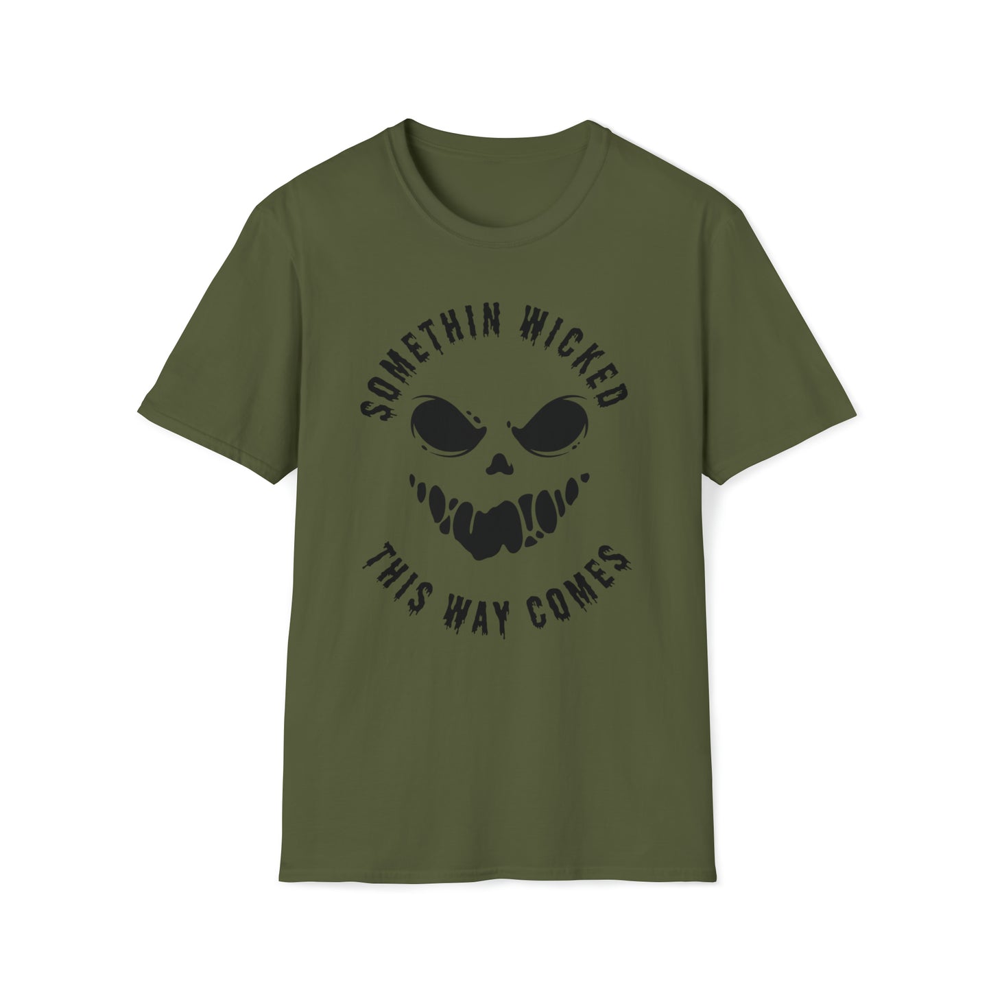 Camiseta Softstyle unisex - Halloween - Algo malvado - 02