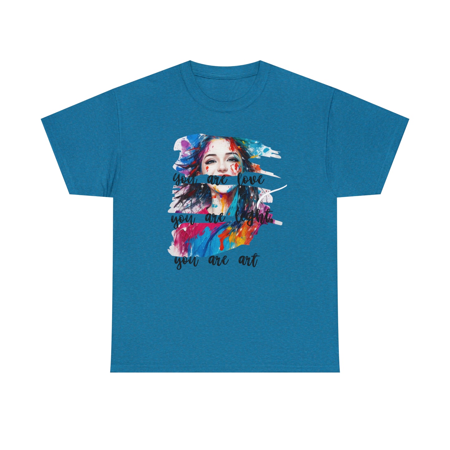 Camiseta unisex de algodón pesado - Amor y libertad - 03