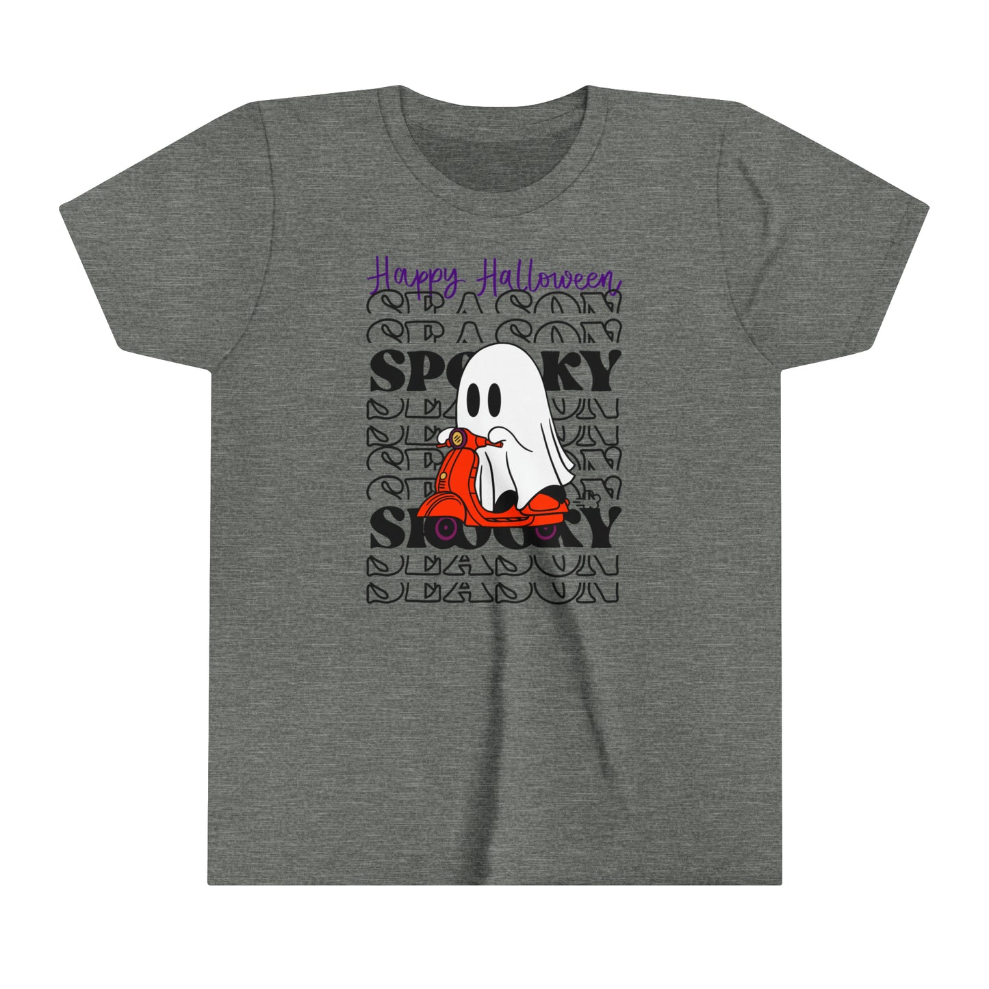 T-shirt à manches courtes pour jeunes - Halloween - Petit Fantôme - 09