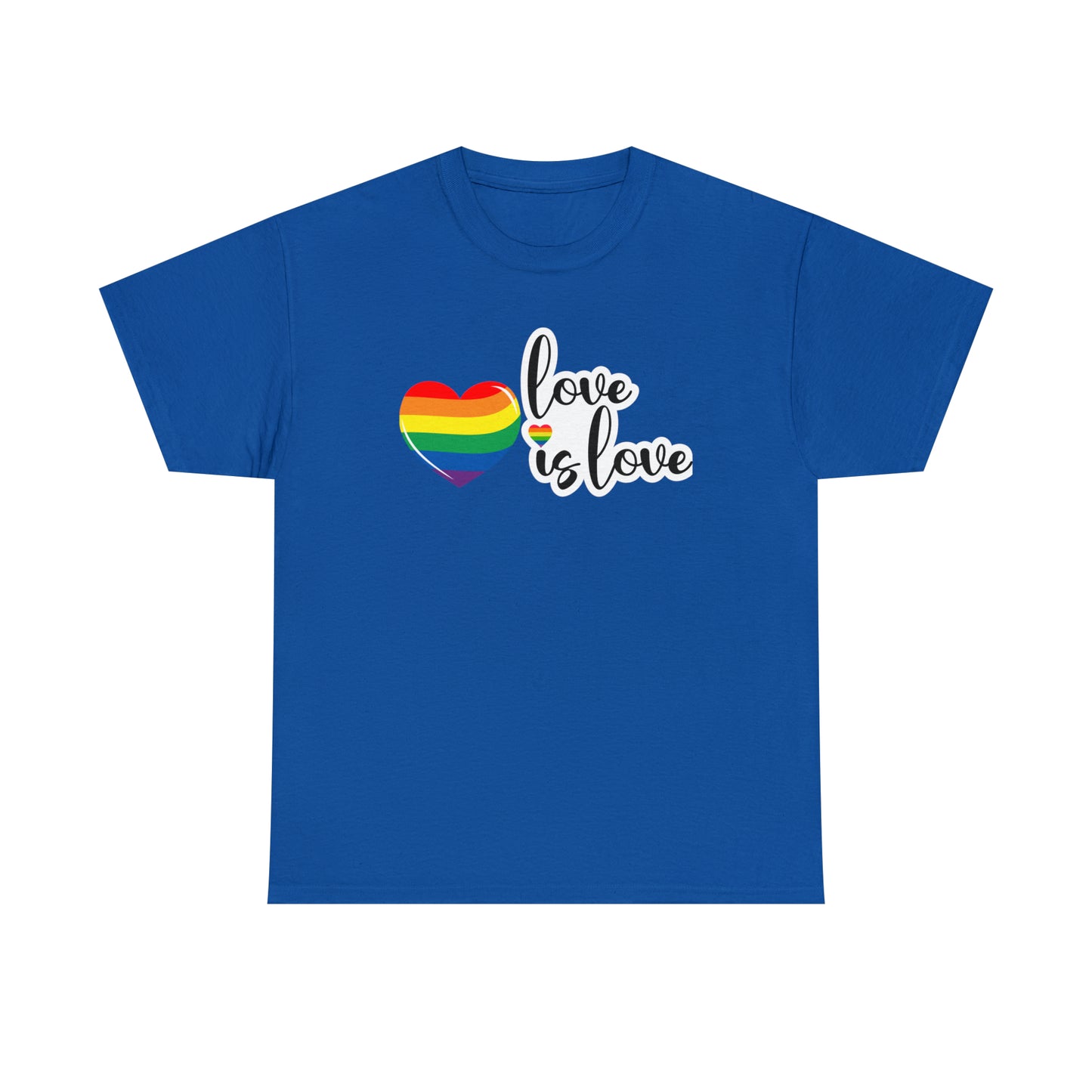 Camiseta unisex de algodón pesado - Love is Love - 02