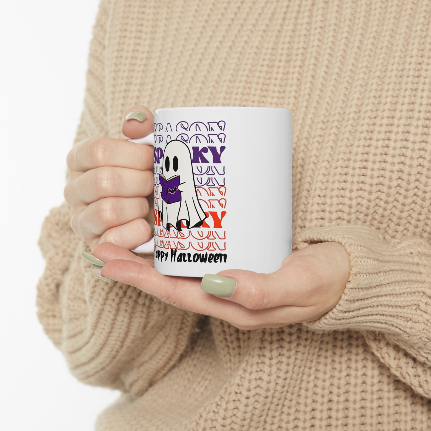 Mug en céramique 11oz - Halloween - Petit Fantôme - 07