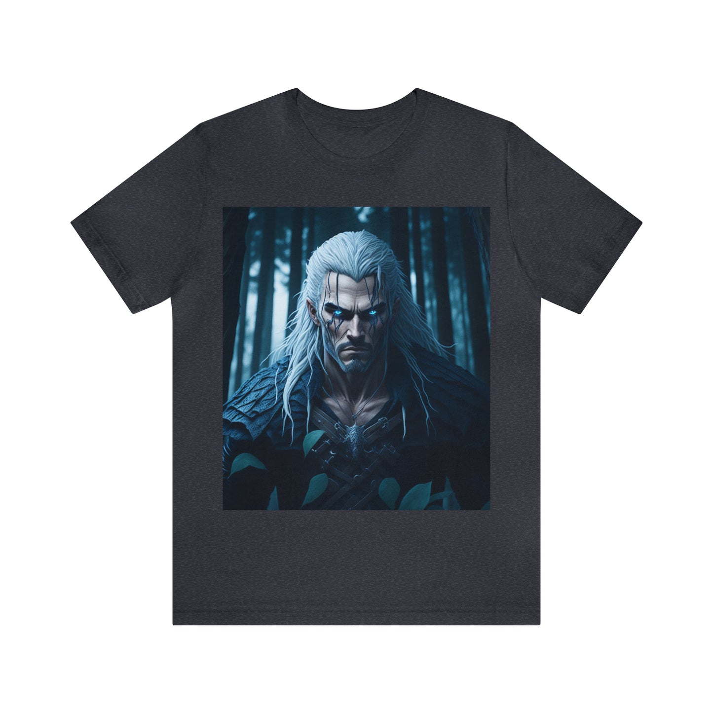 Camiseta de manga corta Unisex Jersey - Halloween Witch man AI - 02