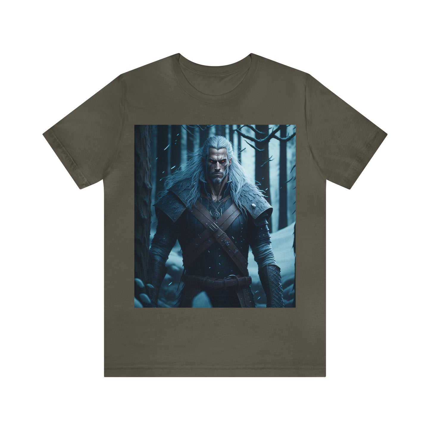 Camiseta de manga corta Unisex Jersey - Halloween Witch man AI - 01