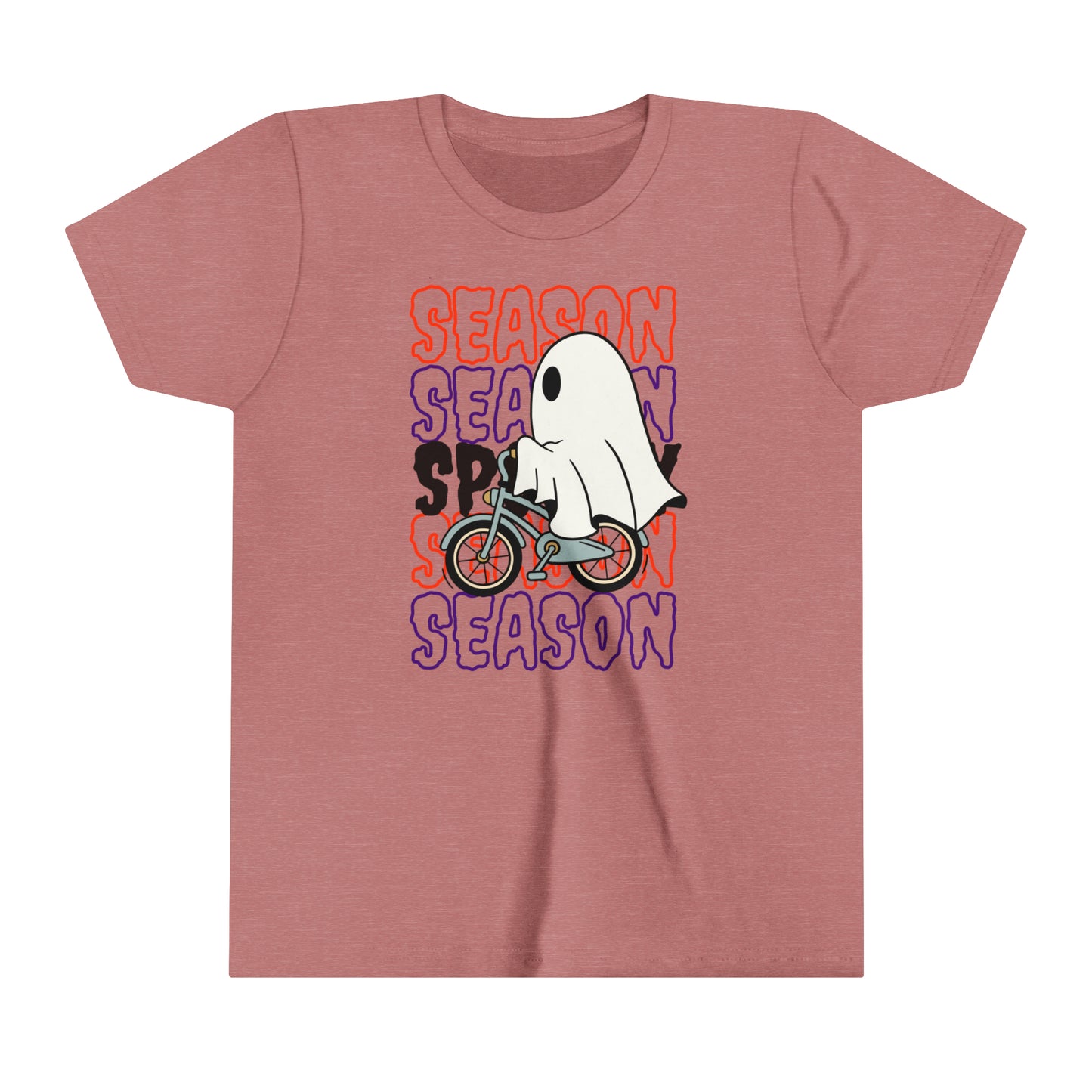 T-shirt à manches courtes pour jeunes - Halloween - Petit Fantôme - 18