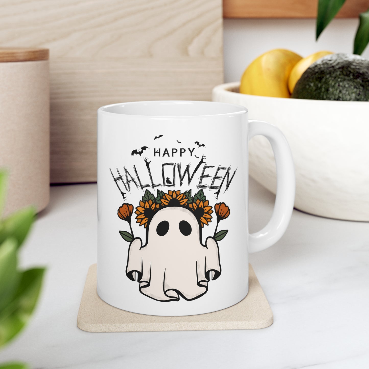 Mug en céramique 11oz - Halloween - Petit Fantôme - 03