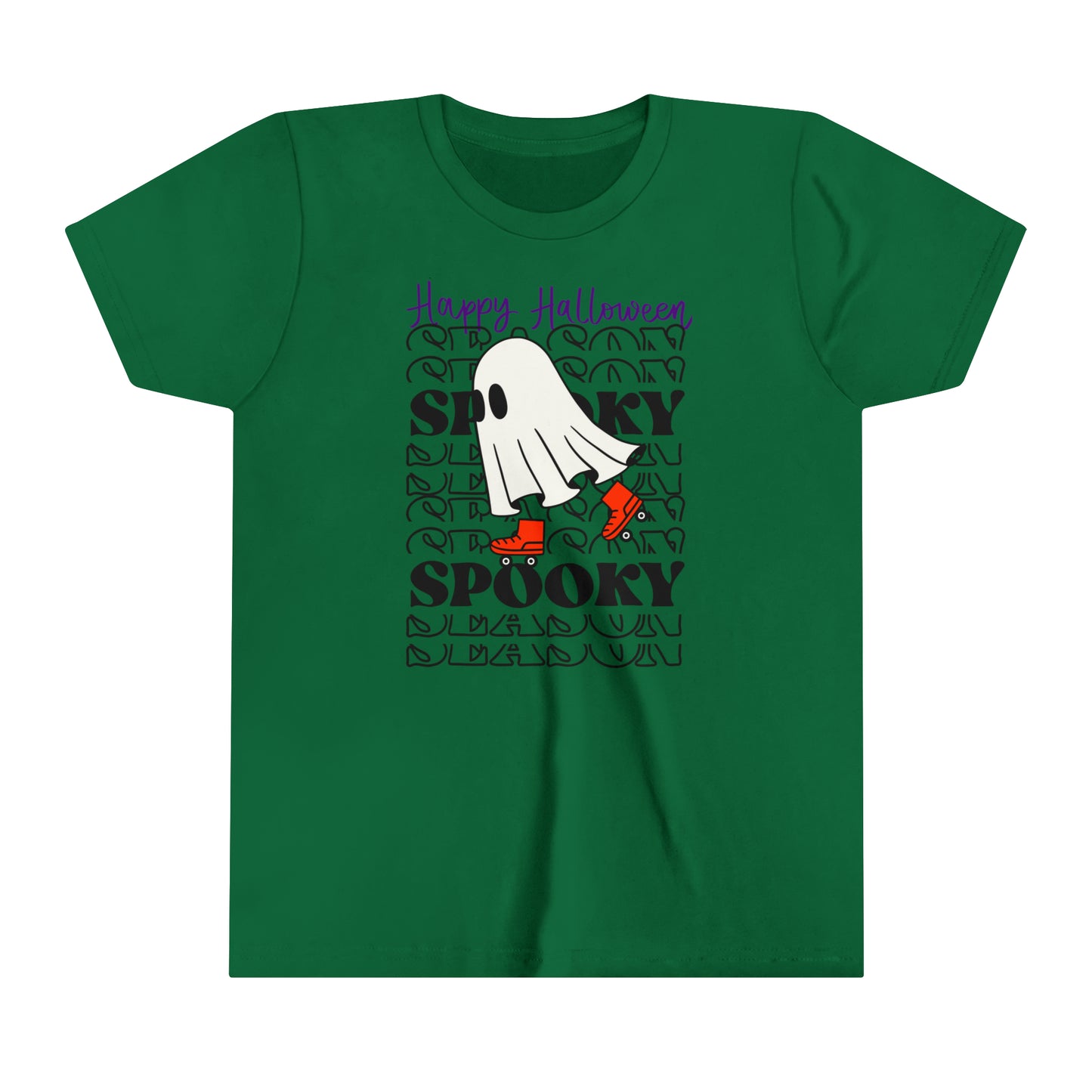 T-shirt à manches courtes pour jeunes - Halloween - Petit Fantôme - 10