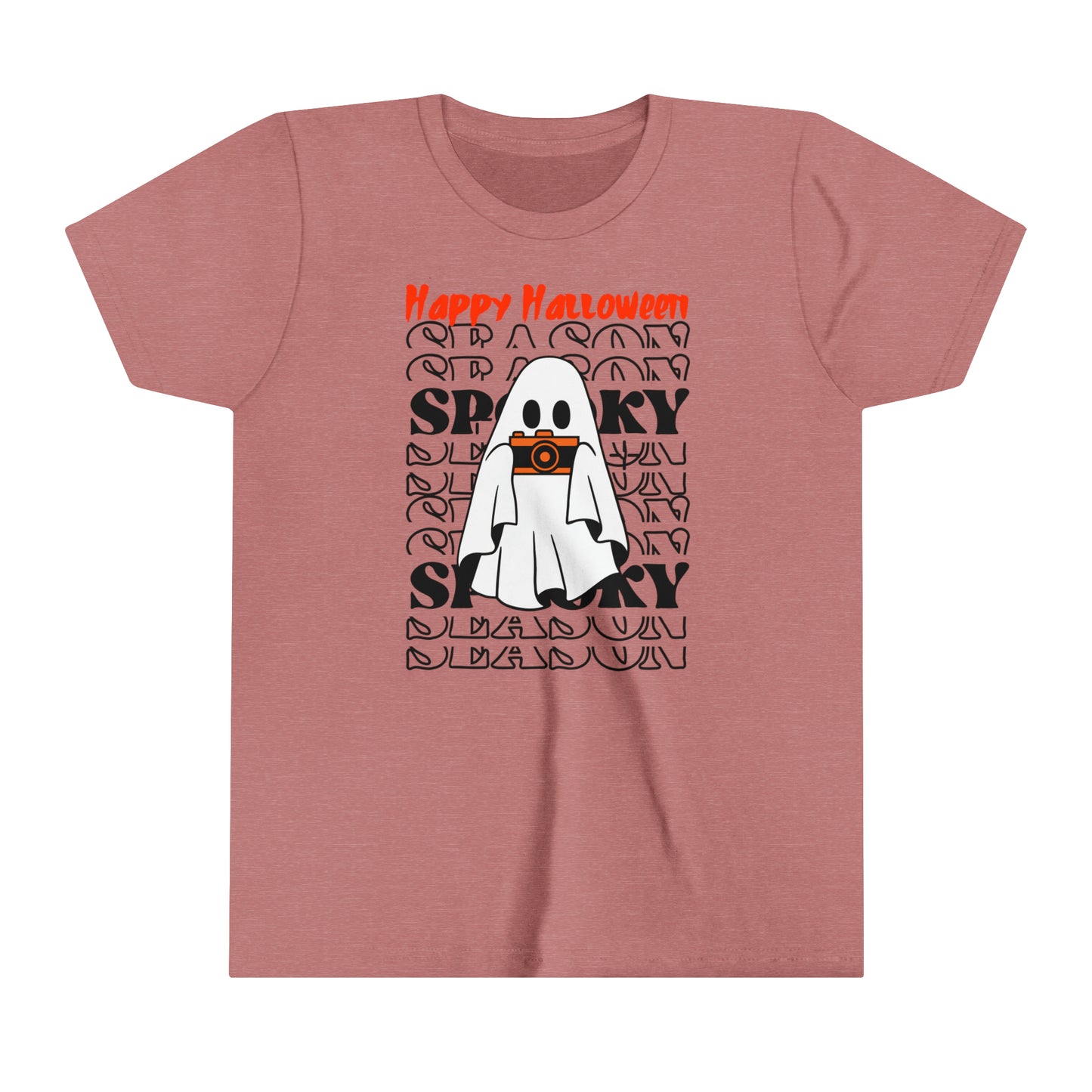 T-shirt à manches courtes pour jeunes - Halloween - Petit Fantôme - 08