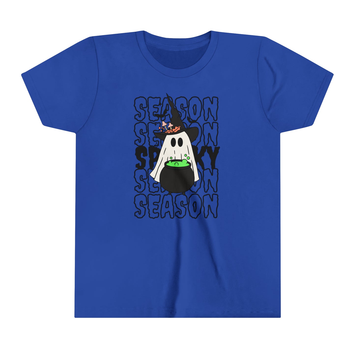 T-shirt à manches courtes pour jeunes - Halloween - Petit Fantôme - 14