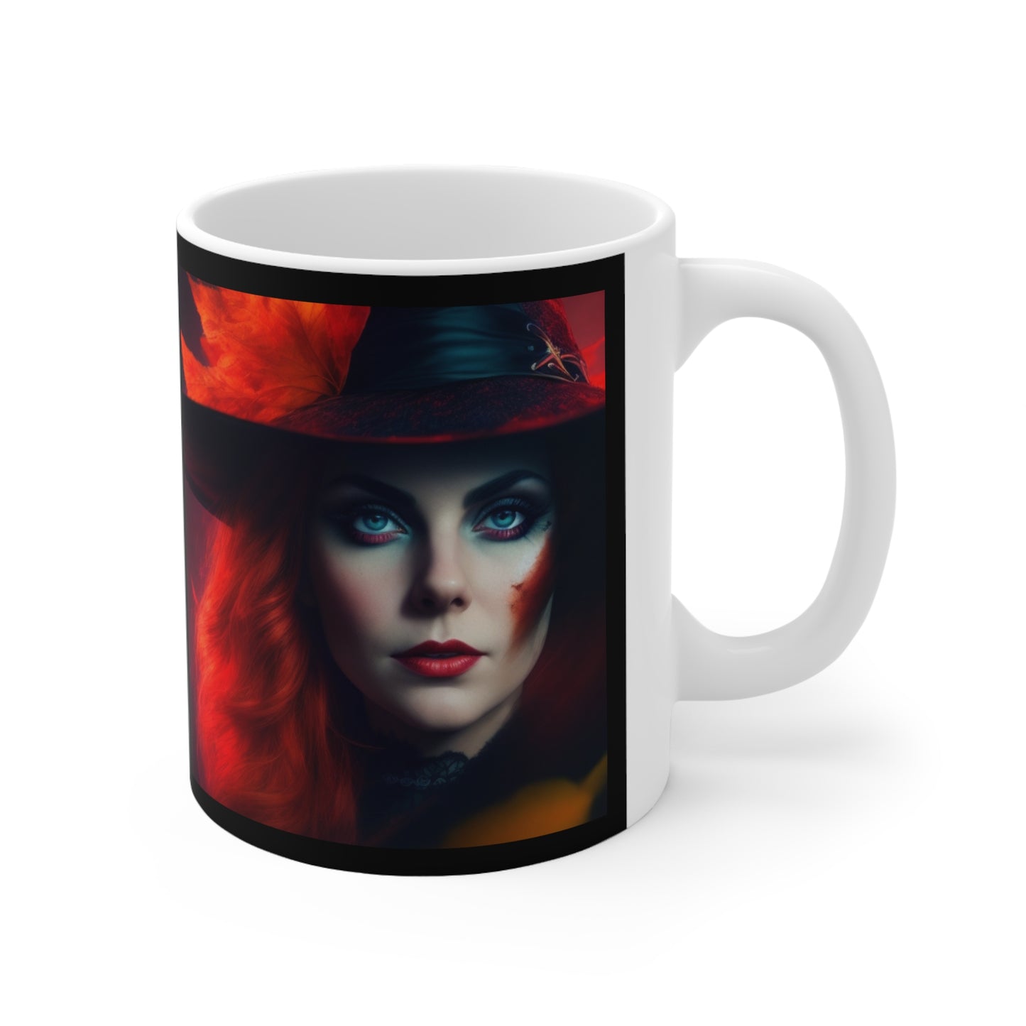Taza de Cerámica 11oz - Bruja de Halloween AI - 03