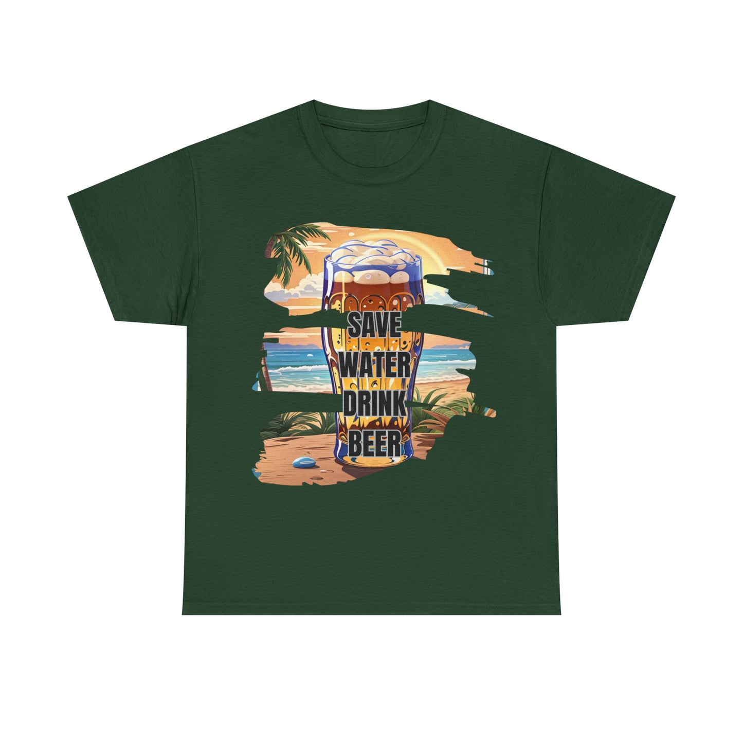 Camiseta unisex de algodón pesado - Vaso de cerveza