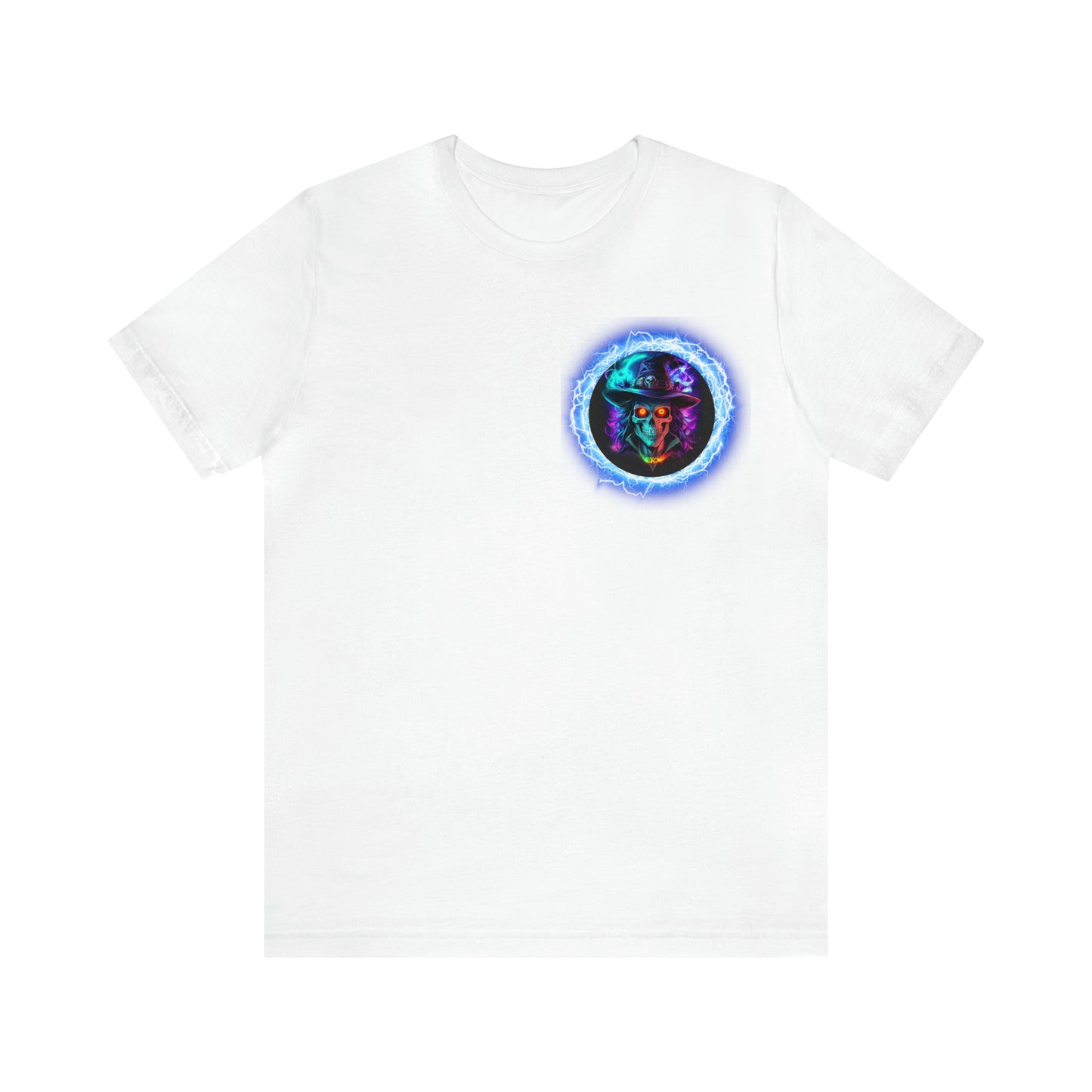 Camiseta de manga corta unisex Jersey - Calaveras de brujas de Halloween - 07