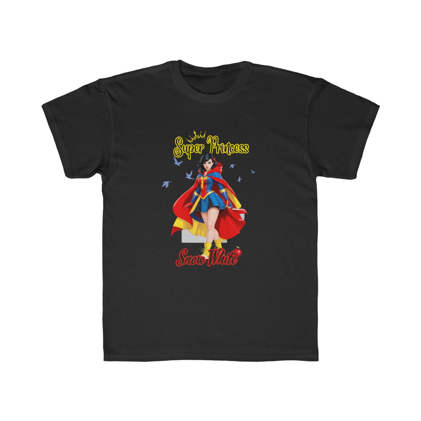 Camiseta de corte regular para niños - Princesas Heroína Blancanieves - 02
