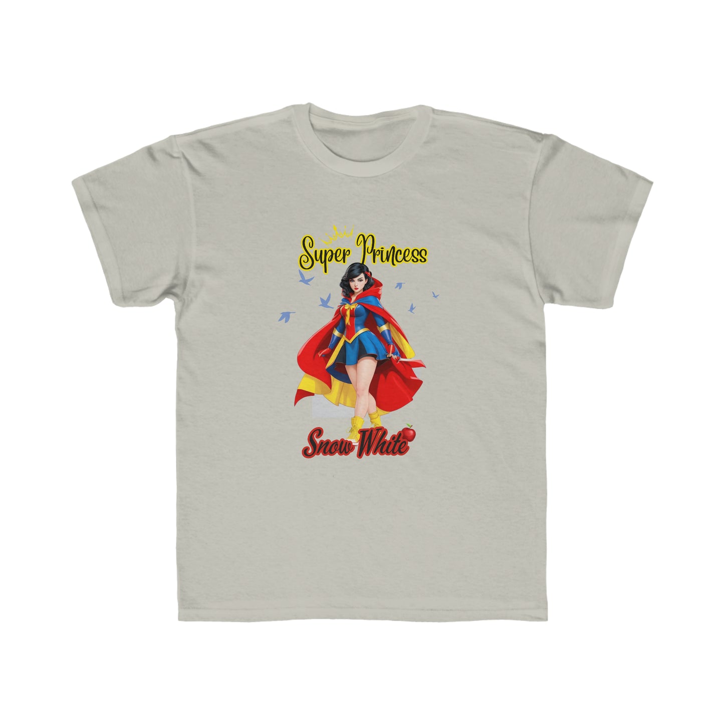 Camiseta de corte regular para niños - Princesas Heroína Blancanieves - 02