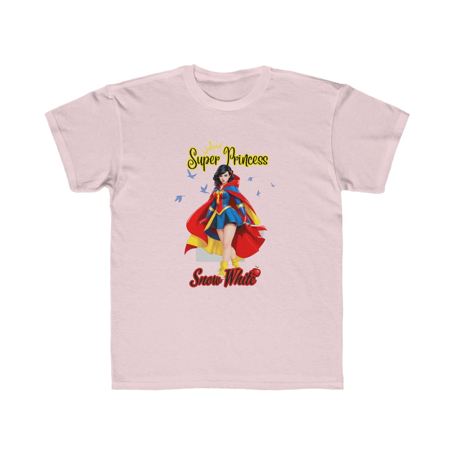 Camiseta de corte regular para niños - Princesas Heroína Blancanieves - 02