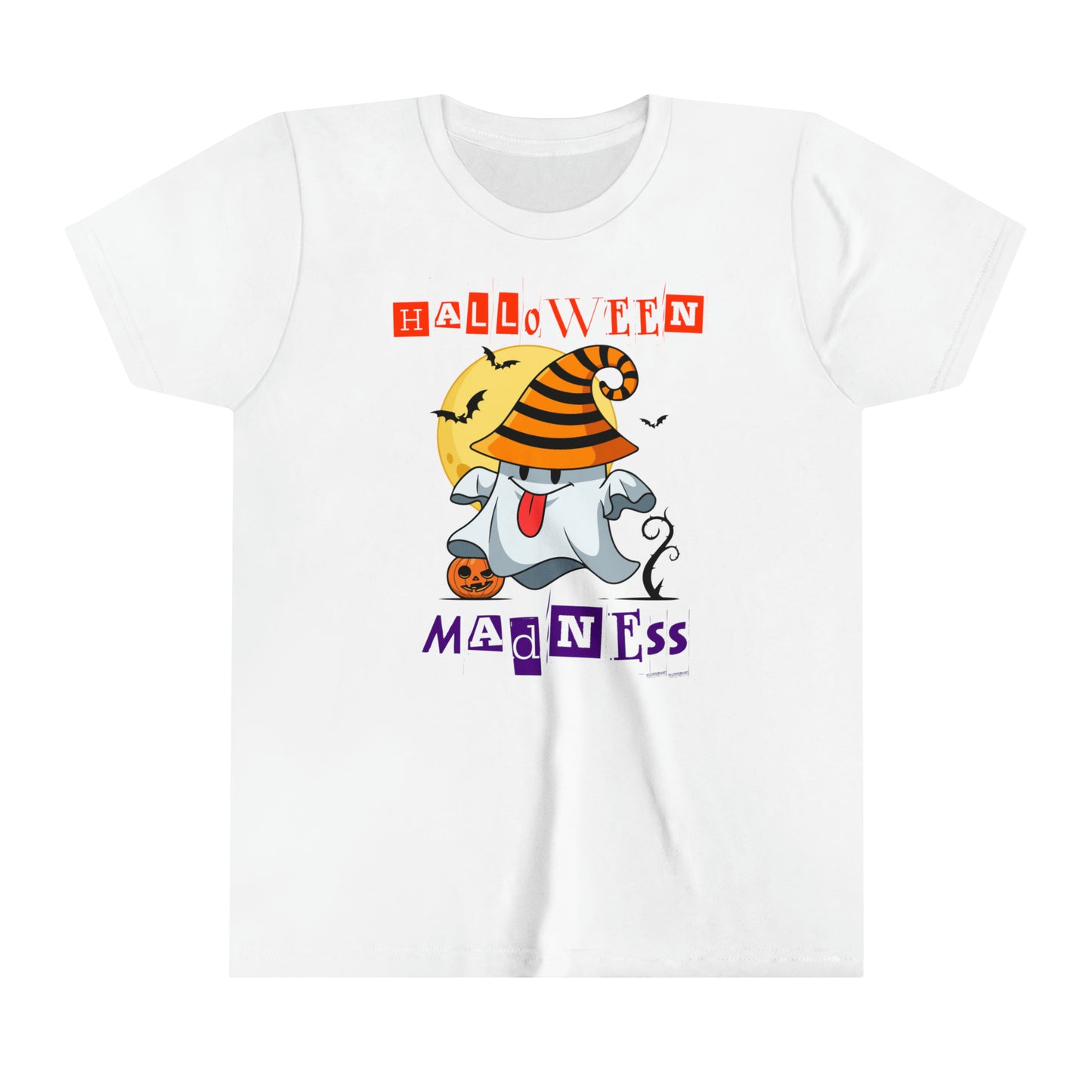 T-shirt à manches courtes pour jeunes - Halloween - Petit Fantôme - 04