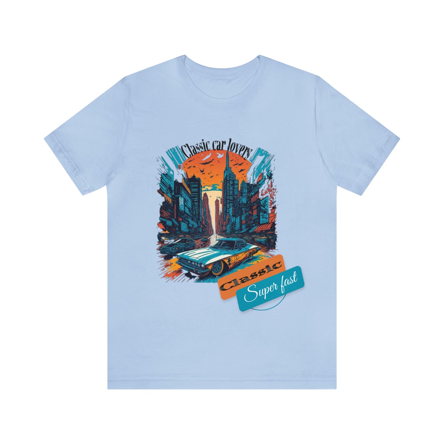 Camiseta Jersey Manga Corta - Coche Clásico - 01