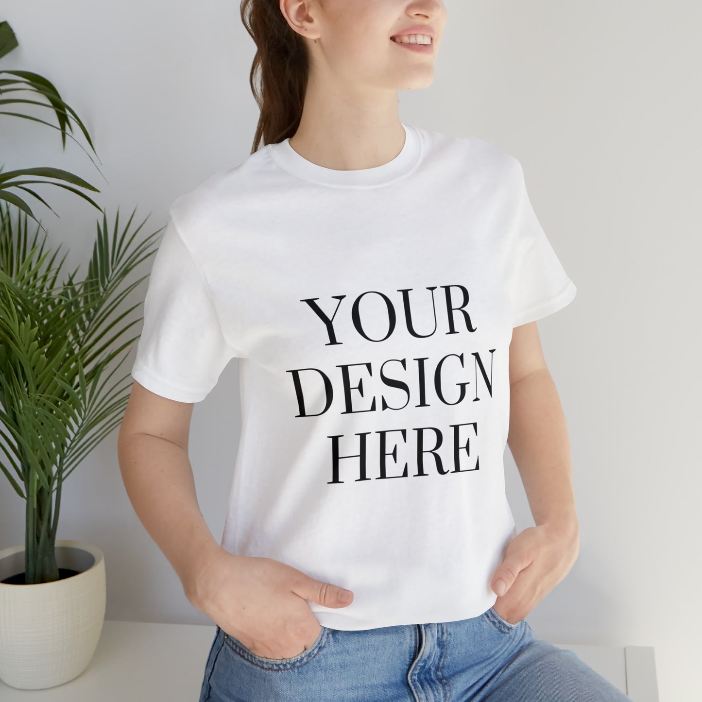 Camiseta de manga corta unisex Jersey - Personalizada - Tu diseño aquí - 01