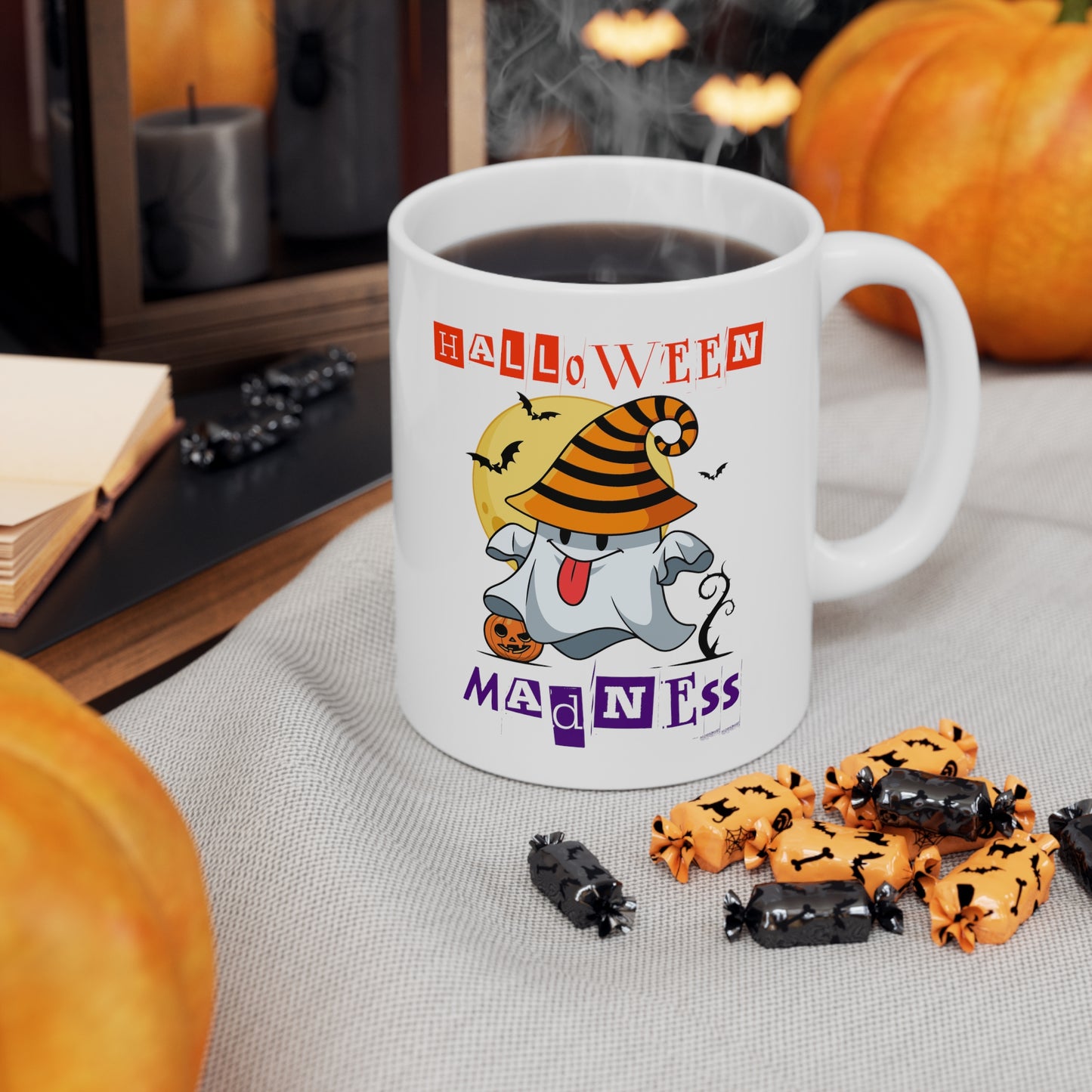 Taza de Cerámica 11oz - Halloween - Pequeño Fantasma - 04