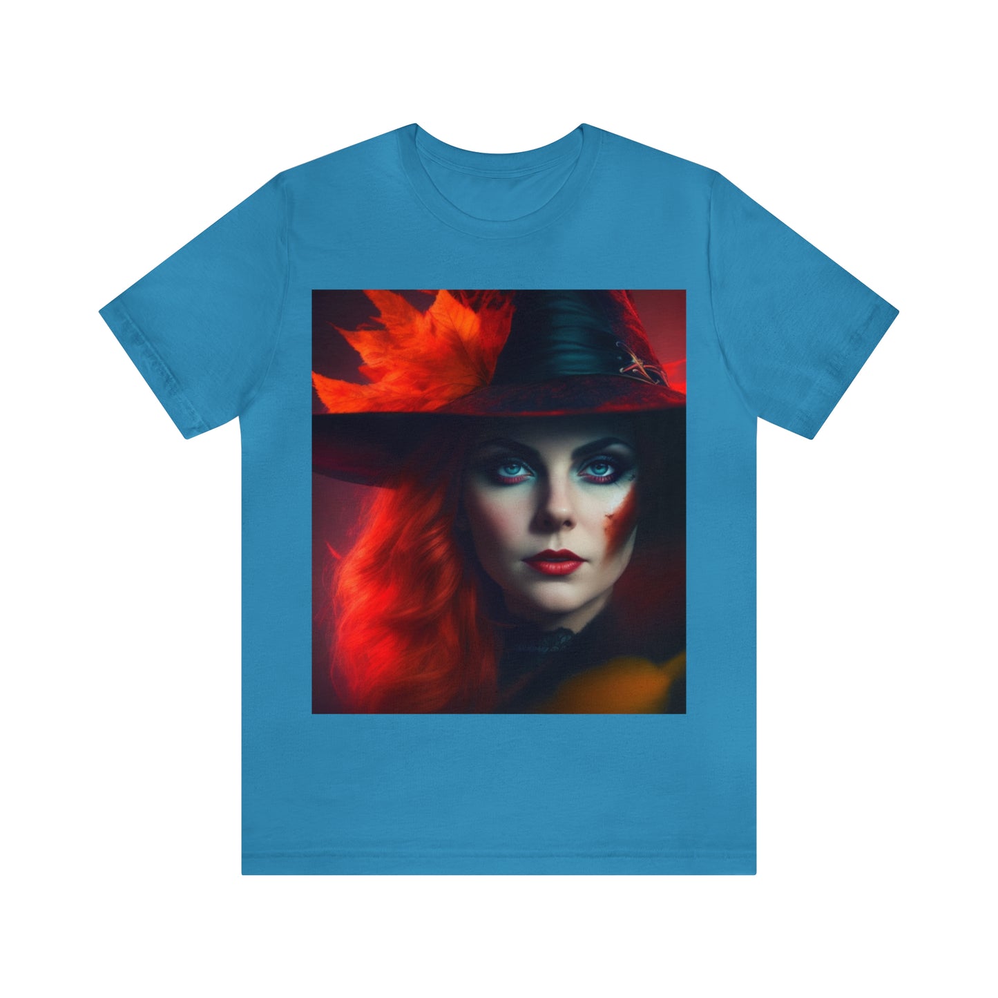 Camiseta de manga corta unisex Jersey - Halloween Witch AI - 03