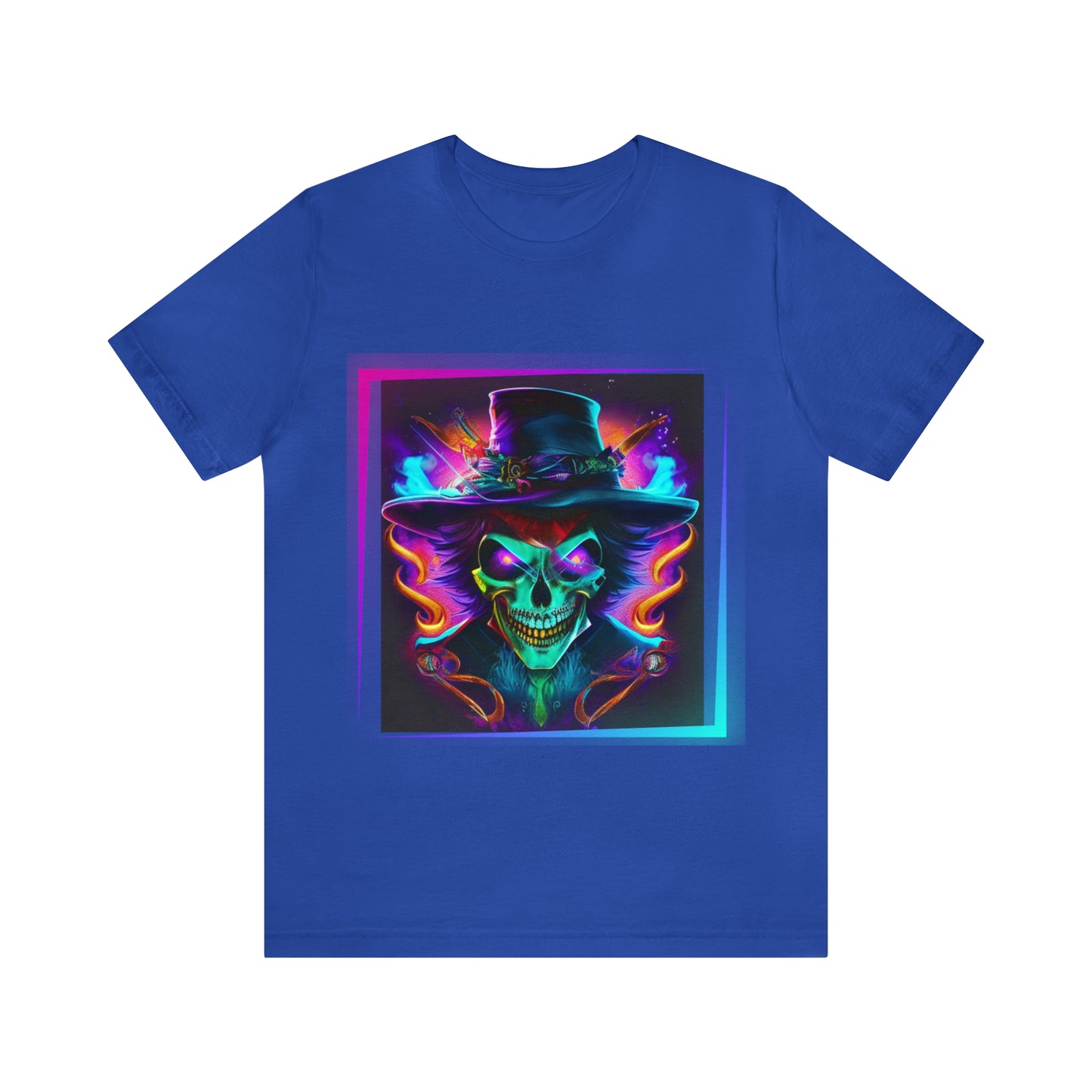 Camiseta de manga corta unisex Jersey - Calaveras de brujas de Halloween - 01