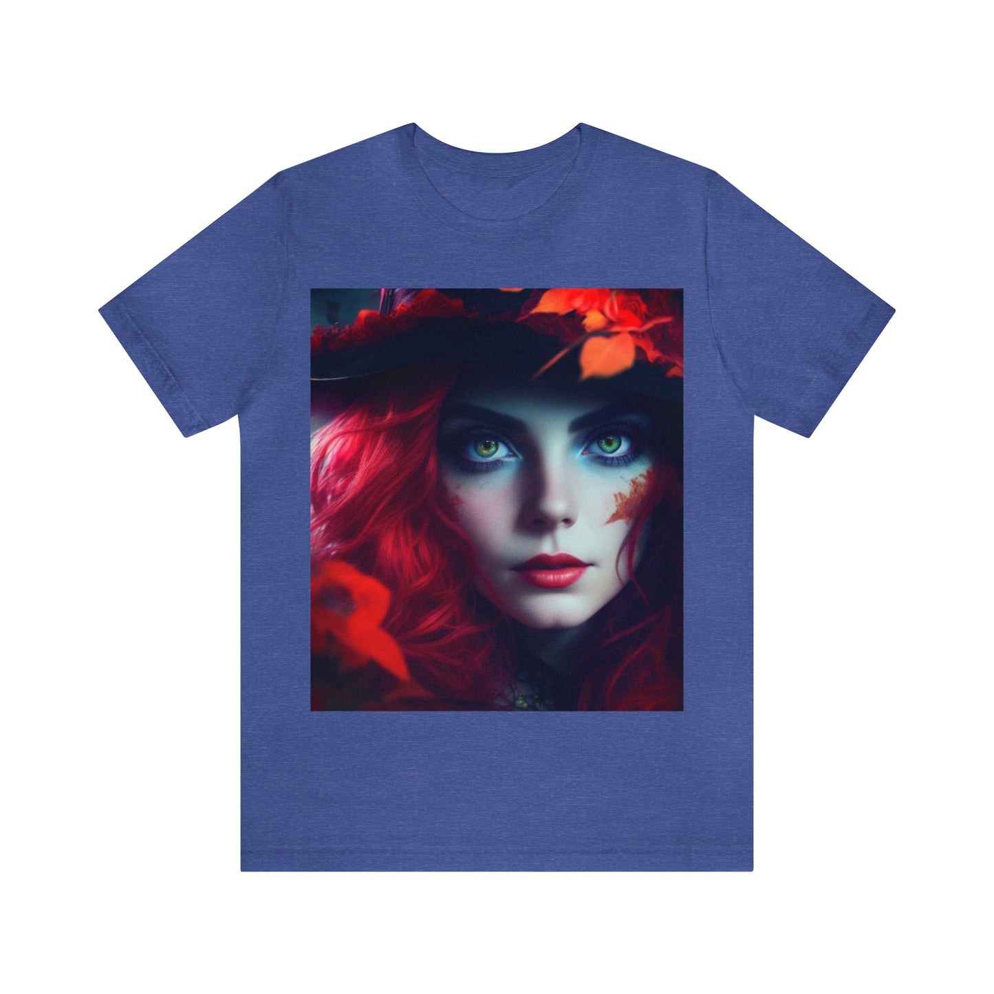 Camiseta de manga corta unisex Jersey - Halloween Witch AI - 04