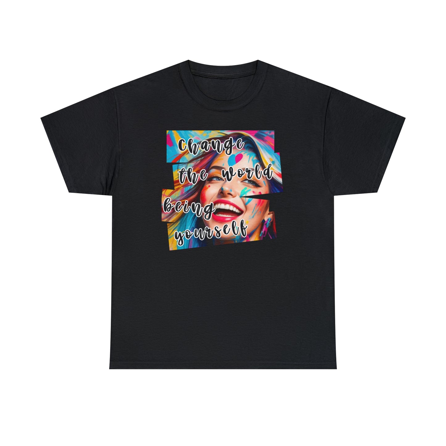 Camiseta unisex de algodón pesado - Amor y libertad - 02