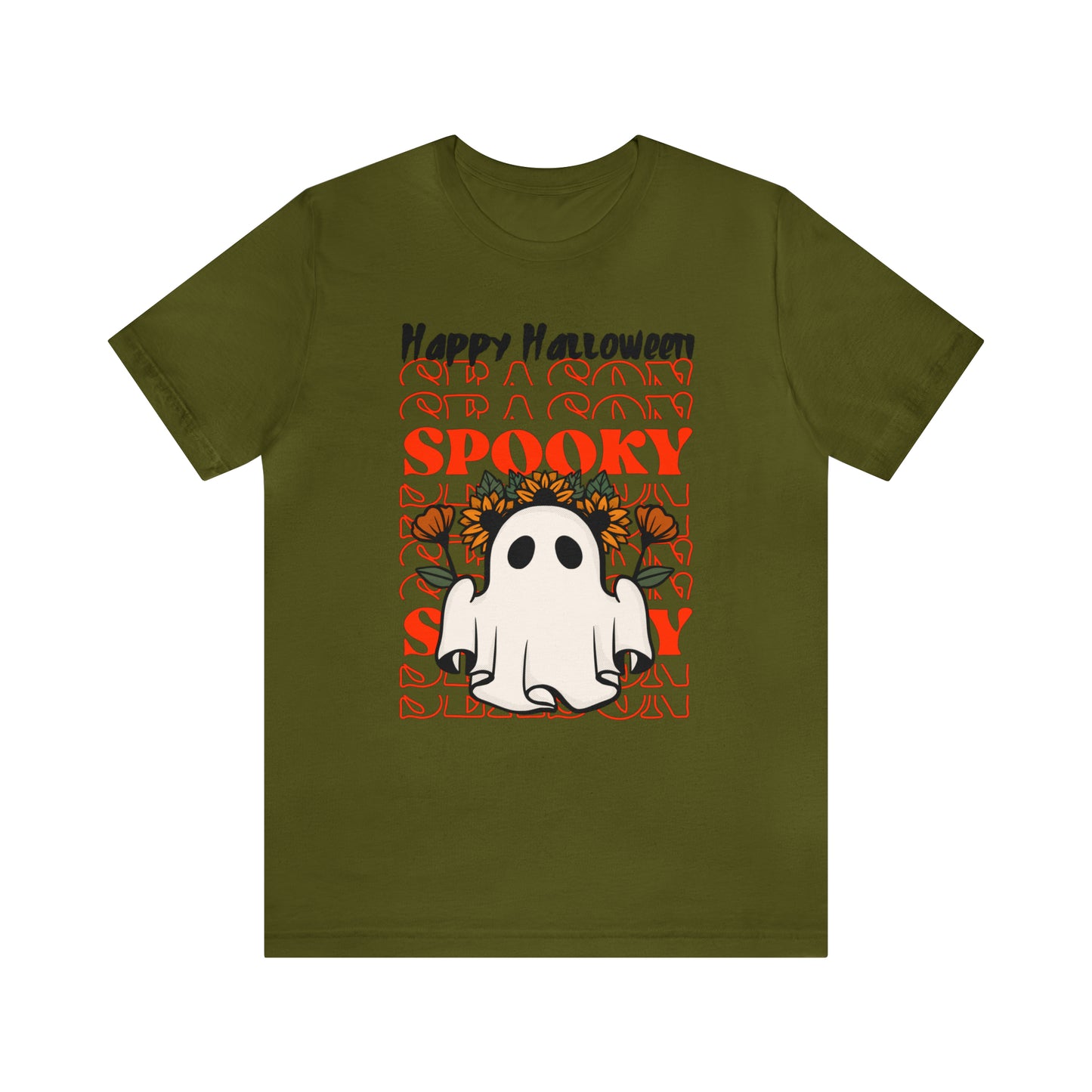 Camiseta de manga corta Unisex Jersey - Halloween - Pequeño Fantasma - 11
