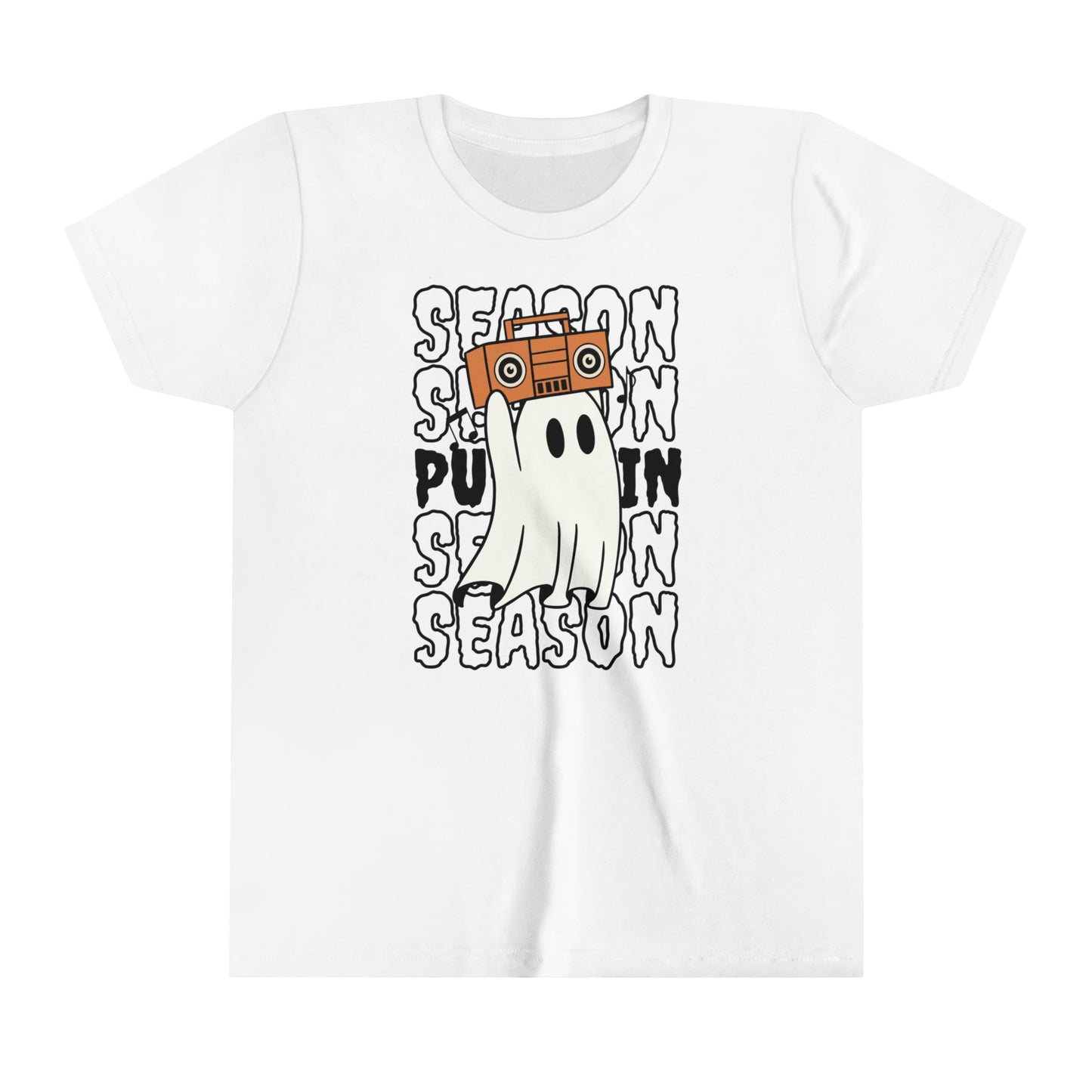 T-shirt à manches courtes pour jeunes - Halloween - Petit Fantôme - 15