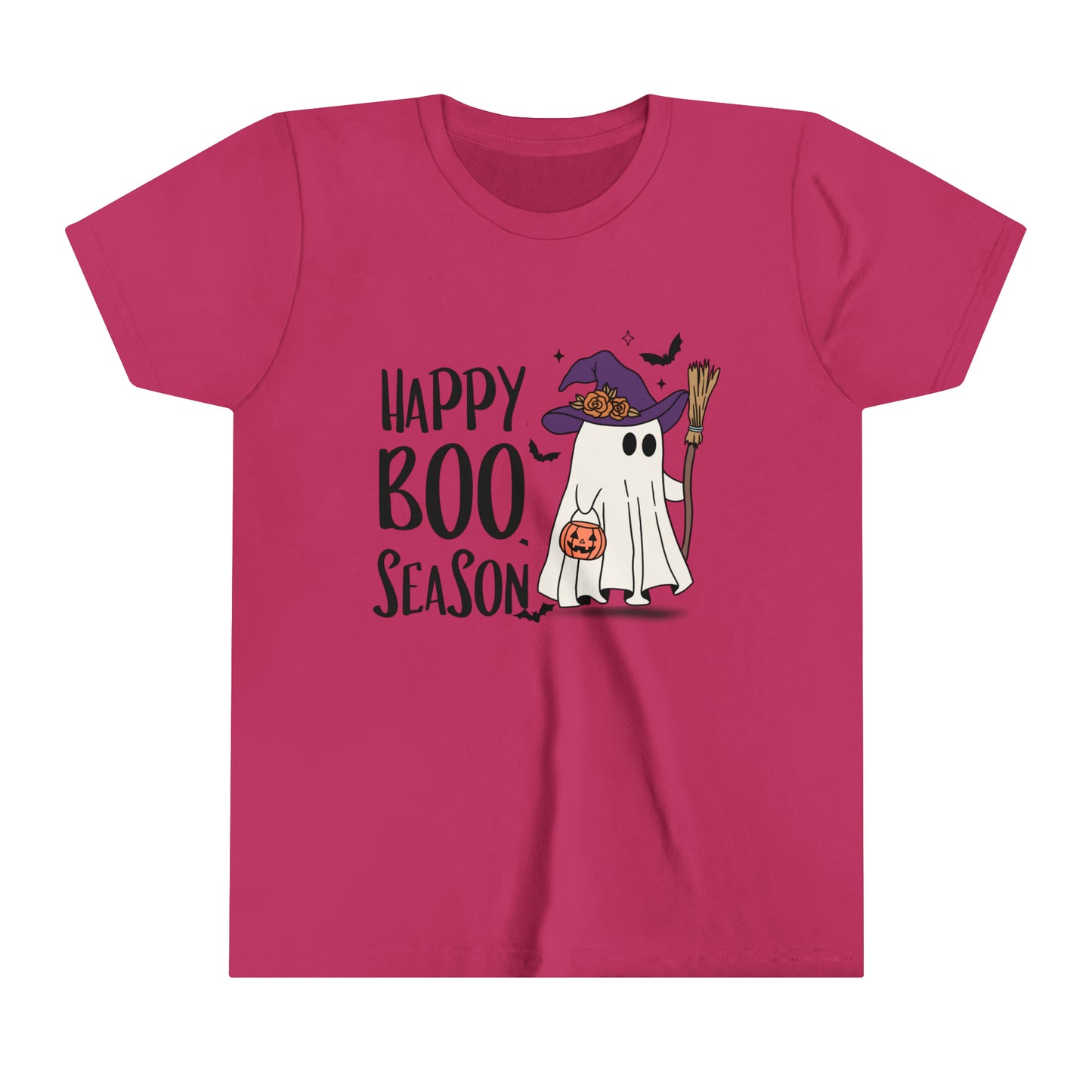T-shirt à manches courtes pour jeunes - Halloween - Petit Fantôme - 21