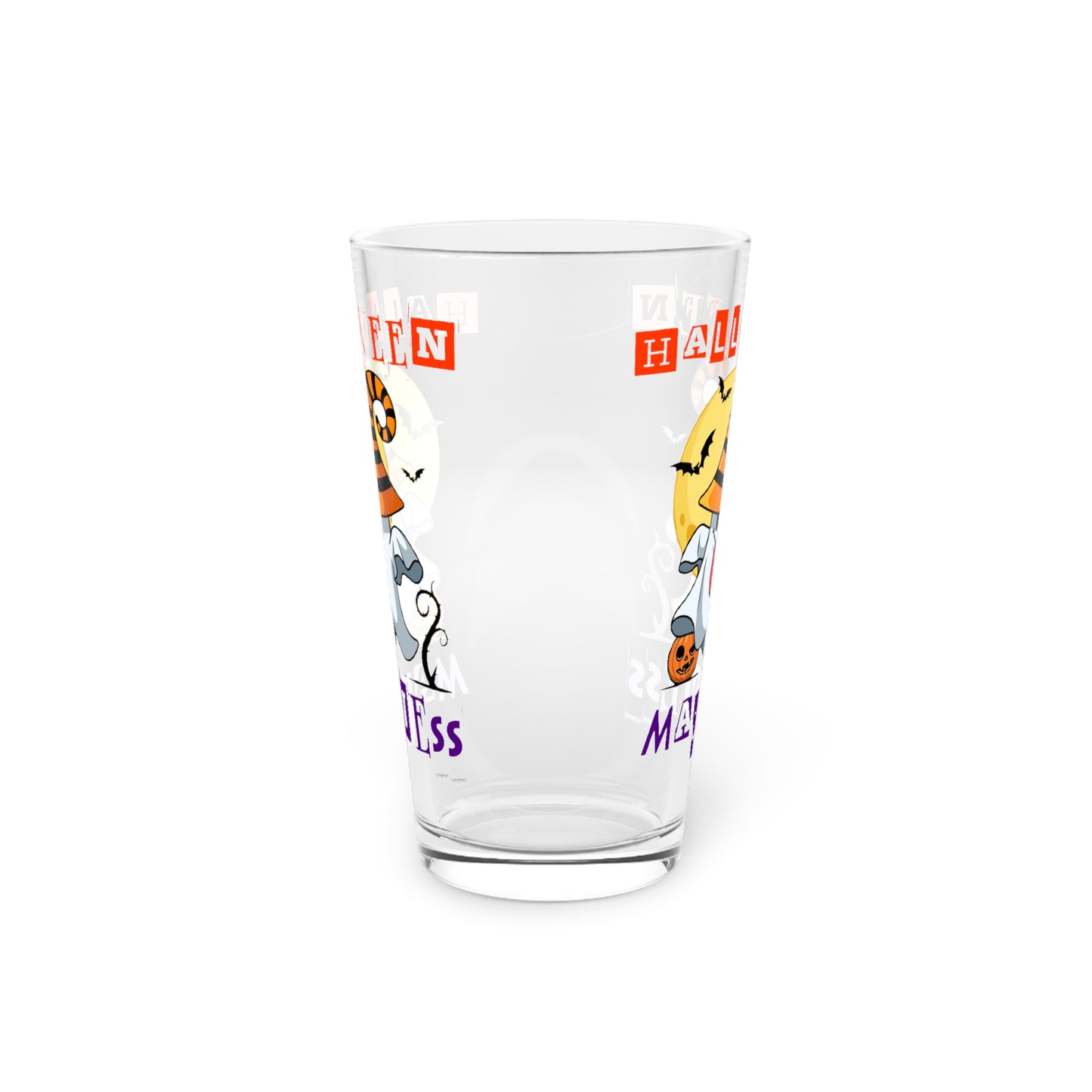 Vaso de pinta, 16 oz - Halloween - Pequeño fantasma - 04