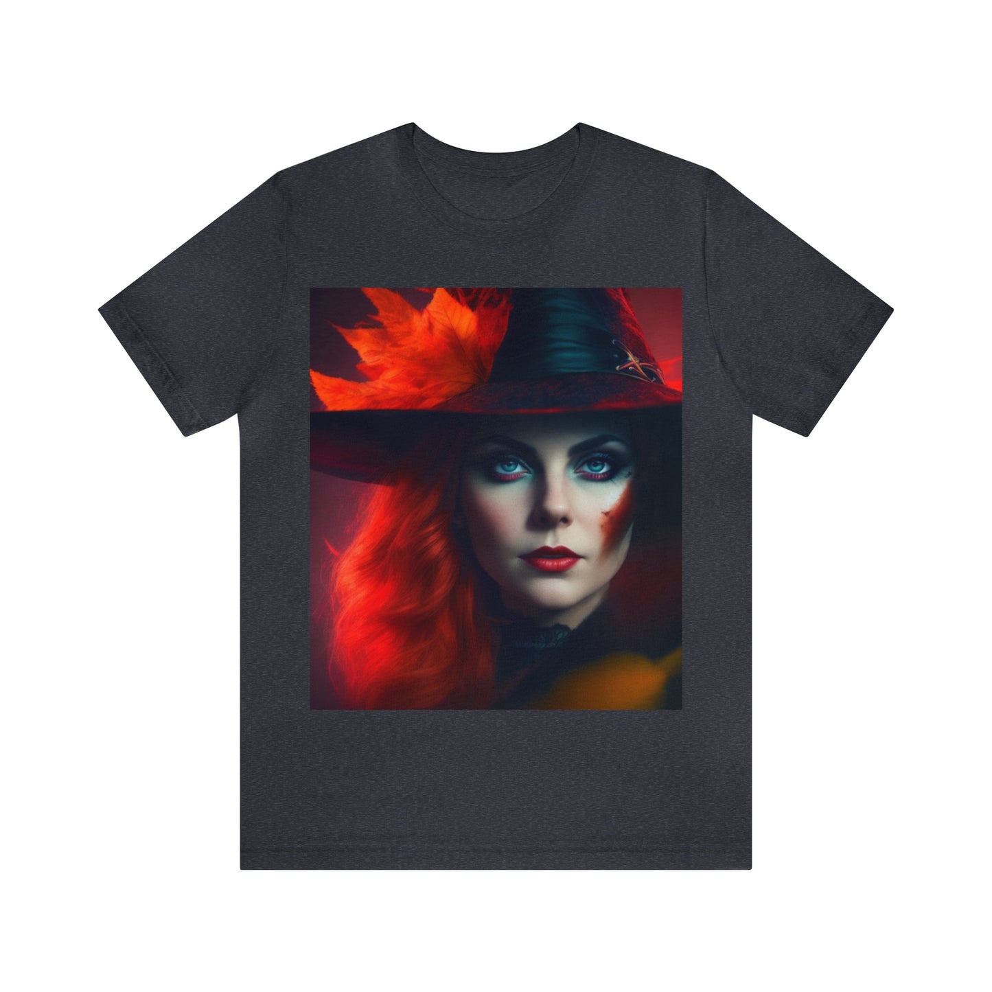 Camiseta de manga corta unisex Jersey - Halloween Witch AI - 03