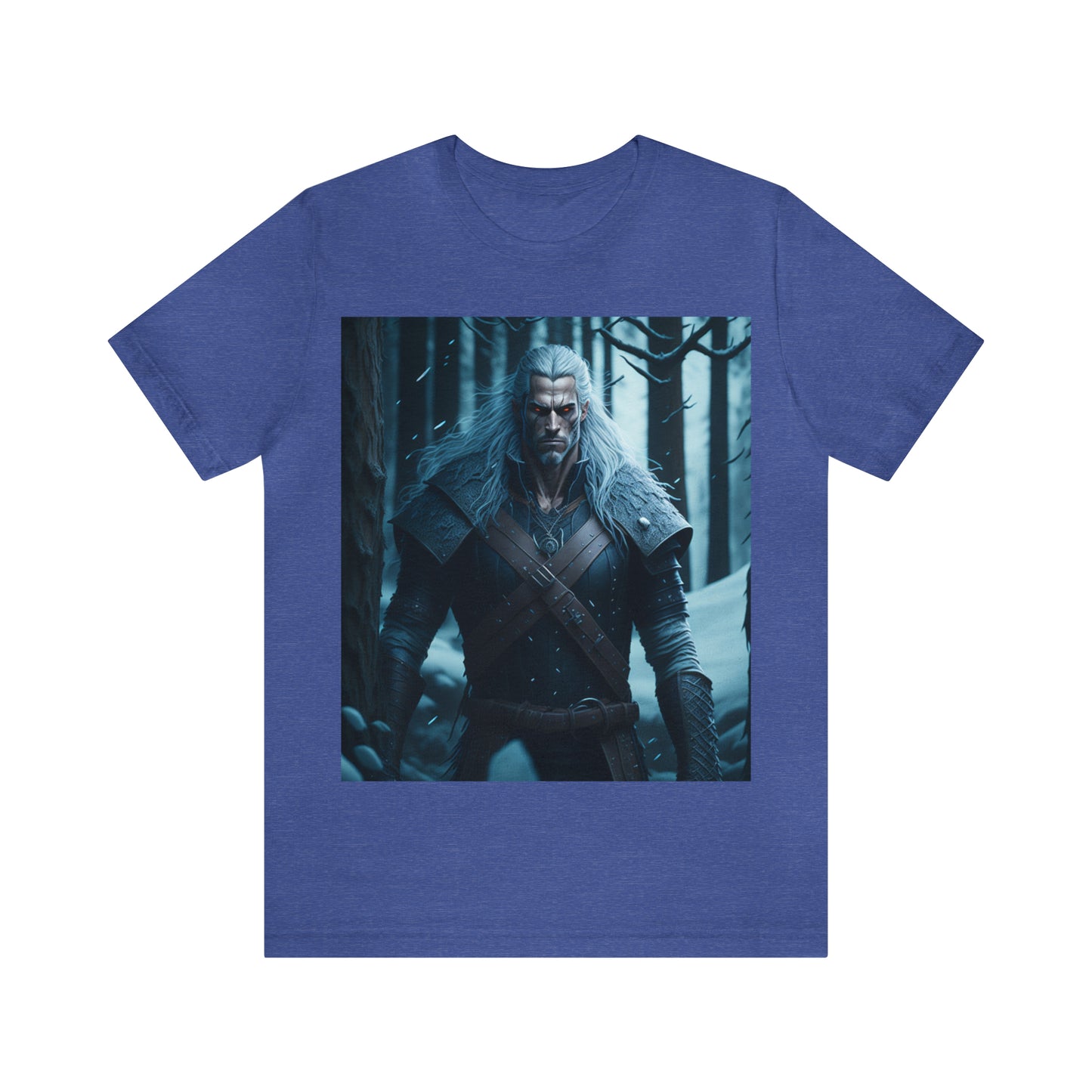 Camiseta de manga corta Unisex Jersey - Halloween Witch man AI - 01