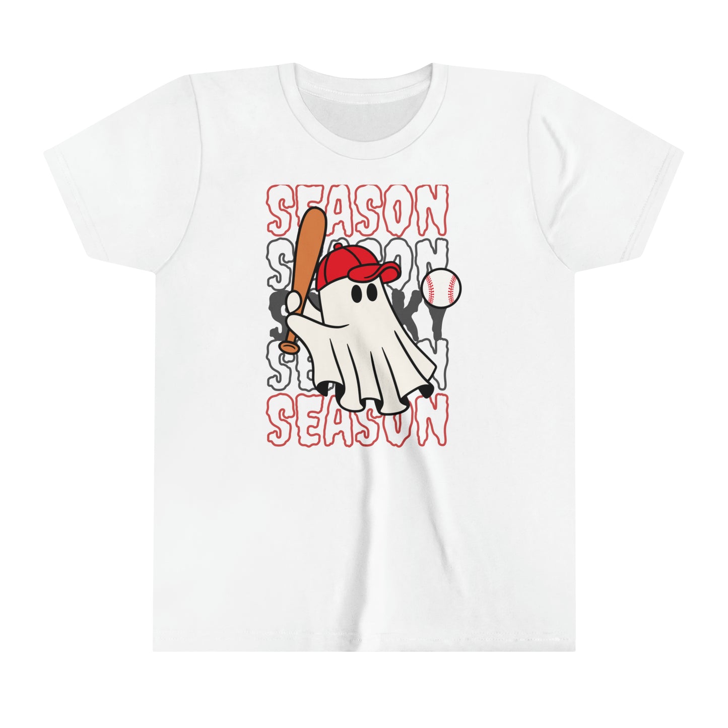 T-shirt à manches courtes pour jeunes - Halloween - Petit Fantôme - 19