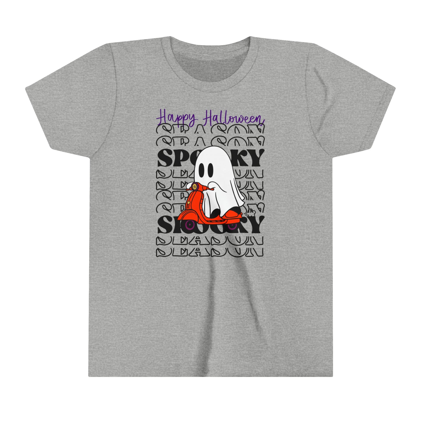 T-shirt à manches courtes pour jeunes - Halloween - Petit Fantôme - 09