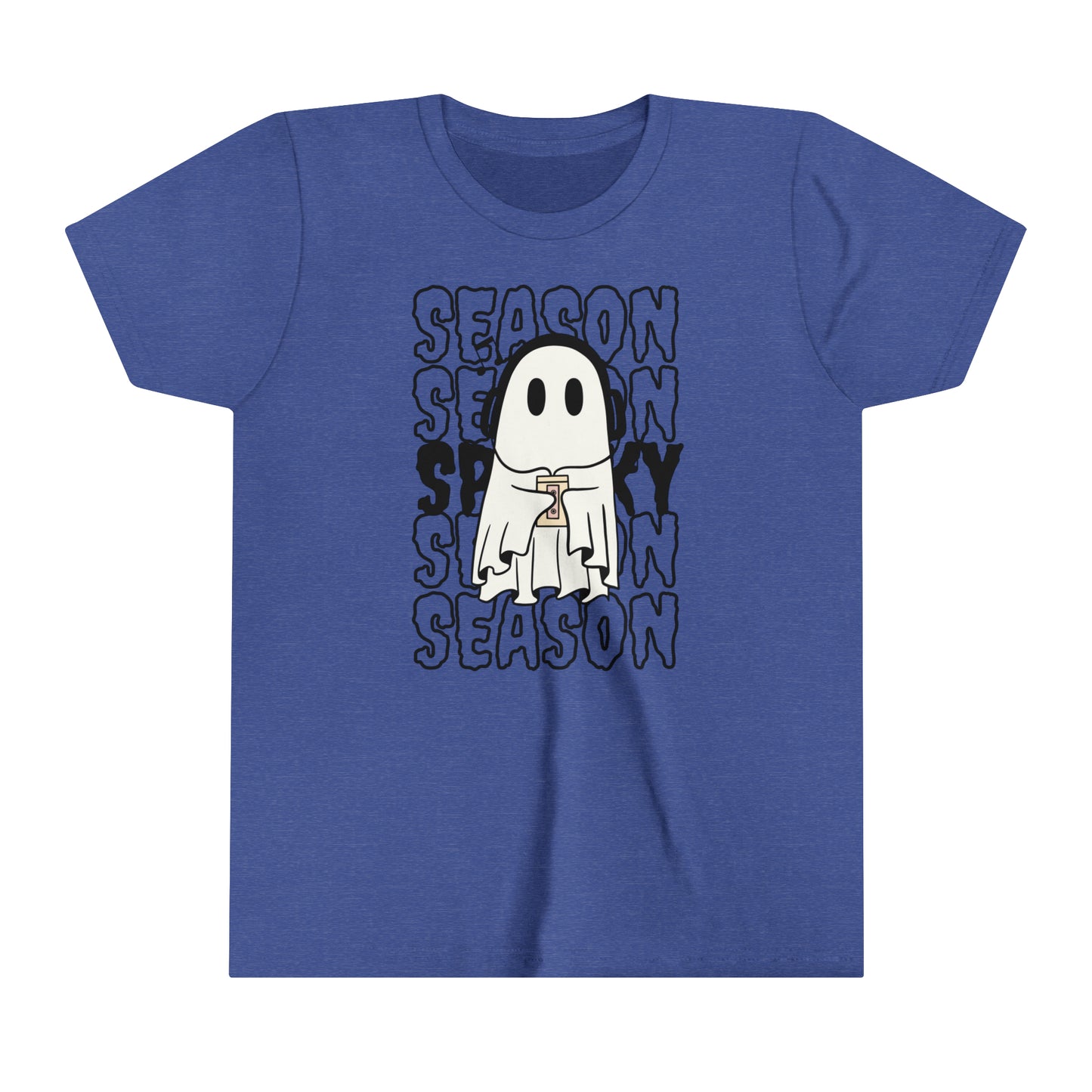 T-shirt à manches courtes pour jeunes - Halloween - Petit Fantôme - 16