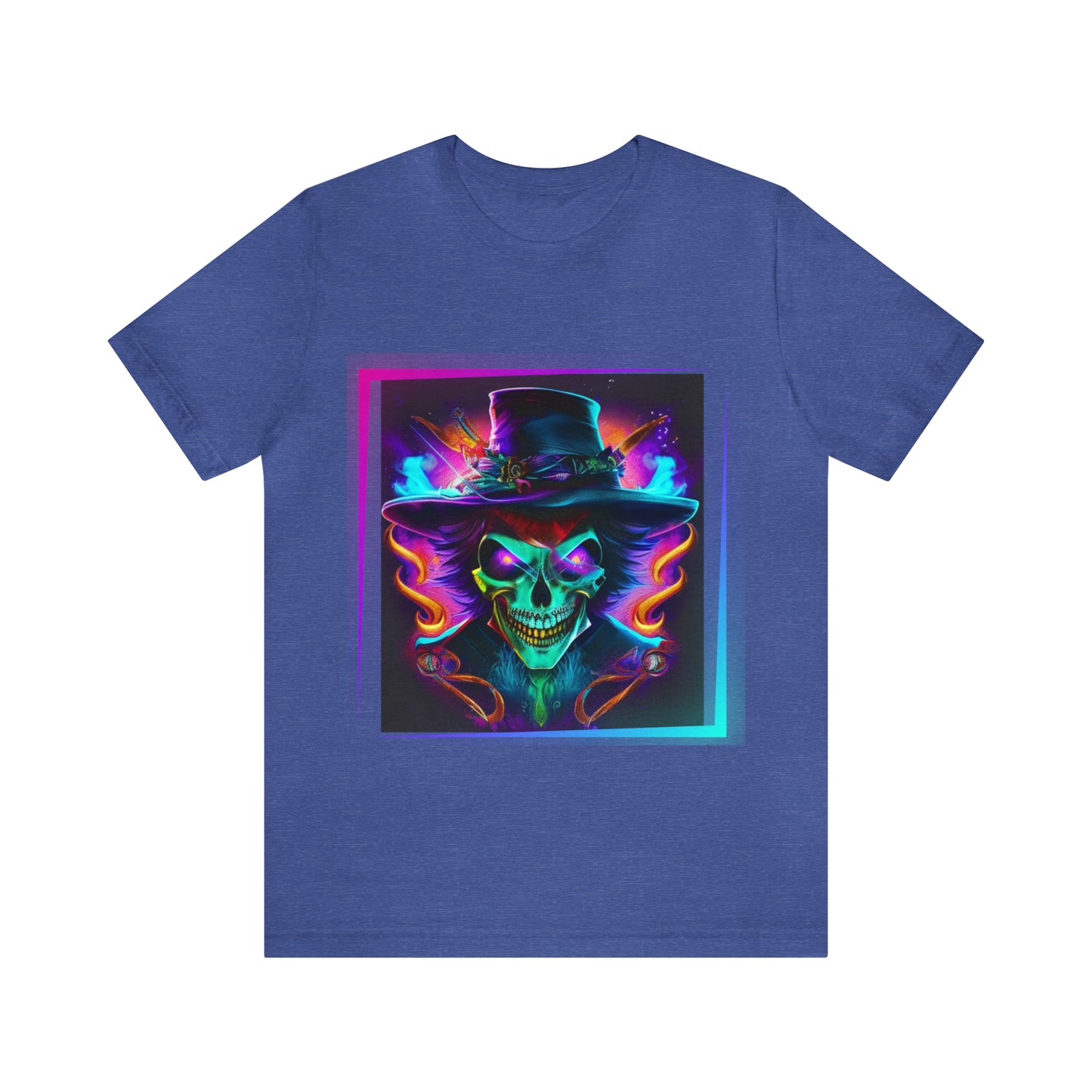 Camiseta de manga corta unisex Jersey - Calaveras de brujas de Halloween - 01