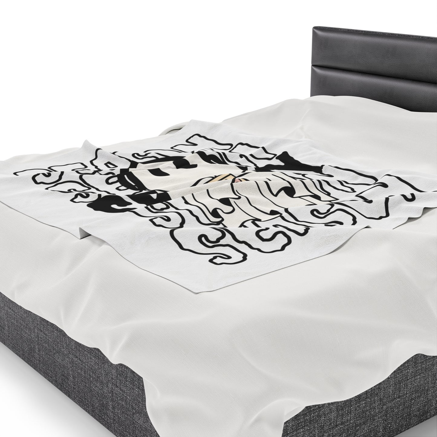Couverture en Peluche en Velours - Halloween - Petit Fantôme - 16