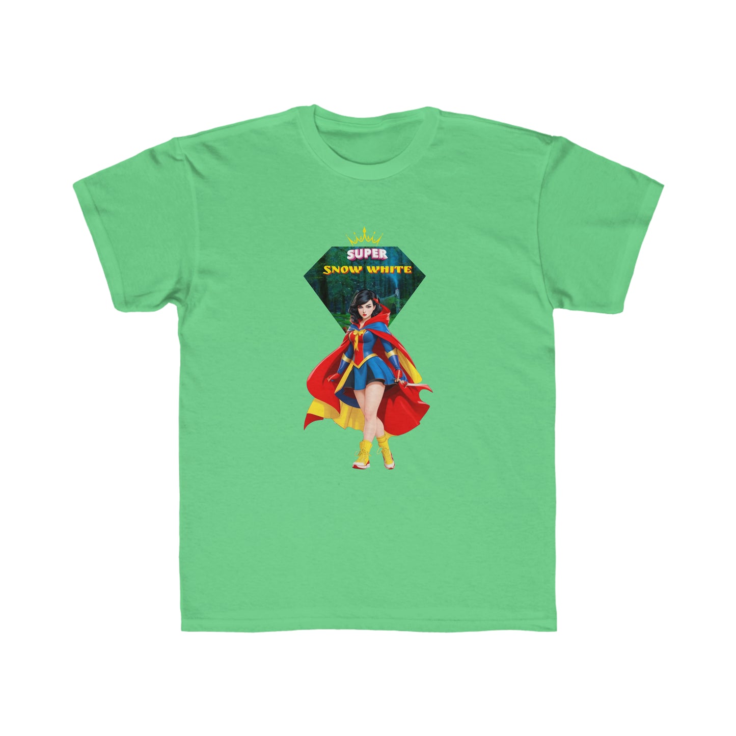 Camiseta de corte regular para niños - Princesas Heroína Blancanieves - 06