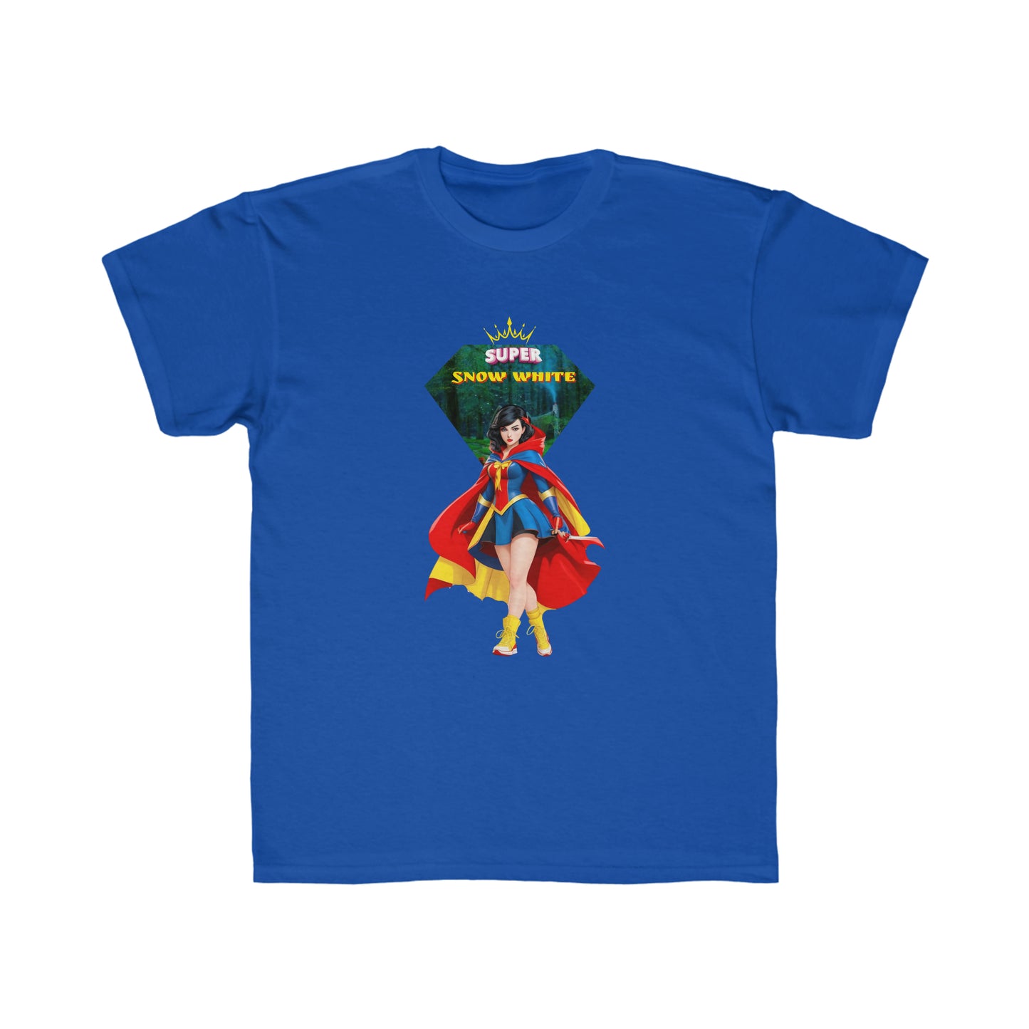 Camiseta de corte regular para niños - Princesas Heroína Blancanieves - 06