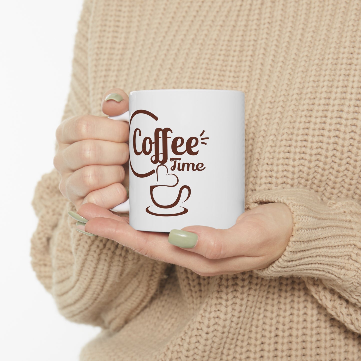 Ceramic Mug 11oz - Coffee time